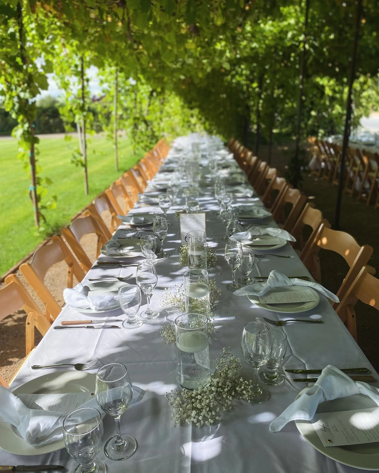 Sunny and simple. #napawedding