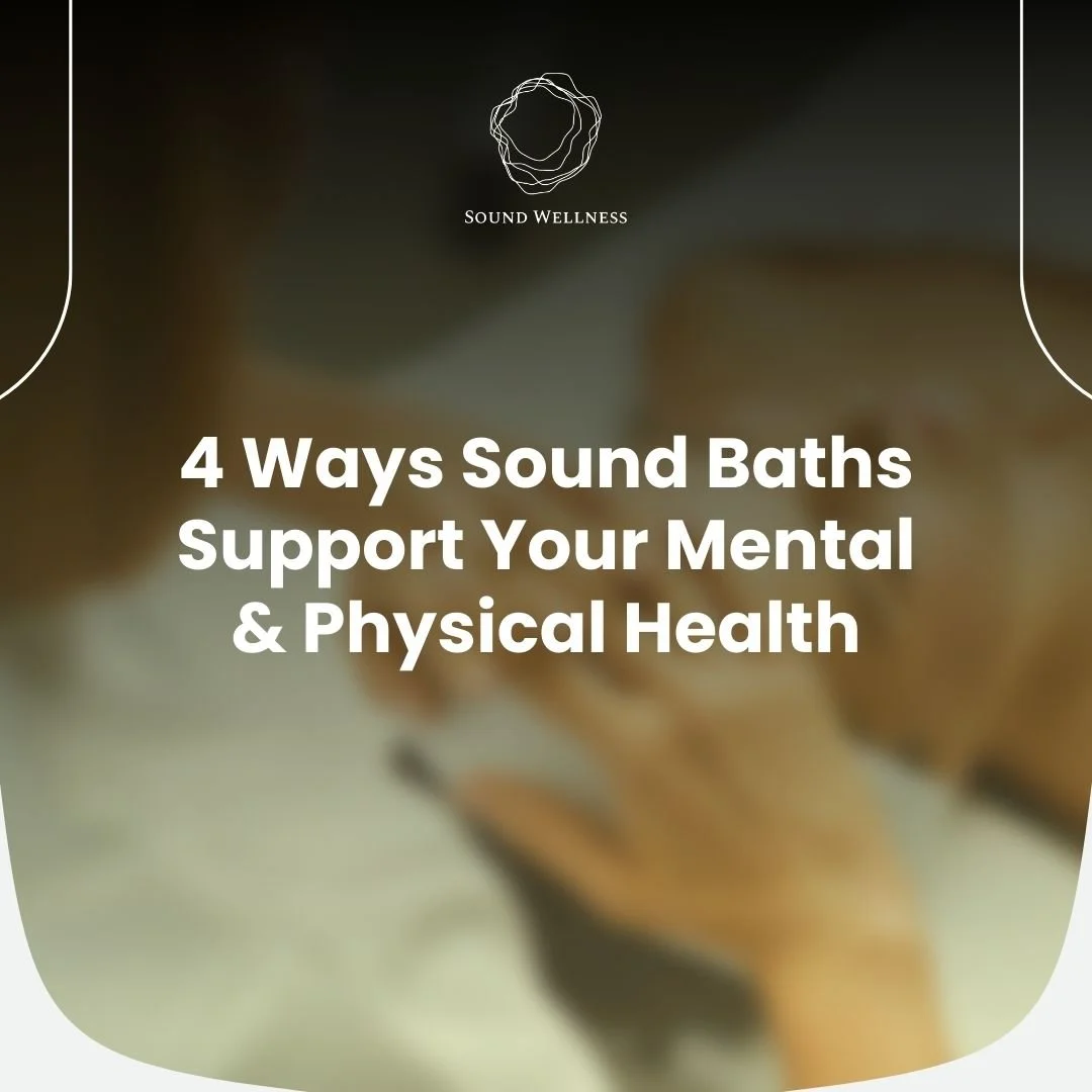 You give so much of yourself work, family, projects. Without rest, the mind &amp; body pay the price.

Here are 4 ways a sound bath can help you recalibrate.
If you feel like you&rsquo;ve hit burnout, or just need clarity, we&rsquo;ve got you.

DM us