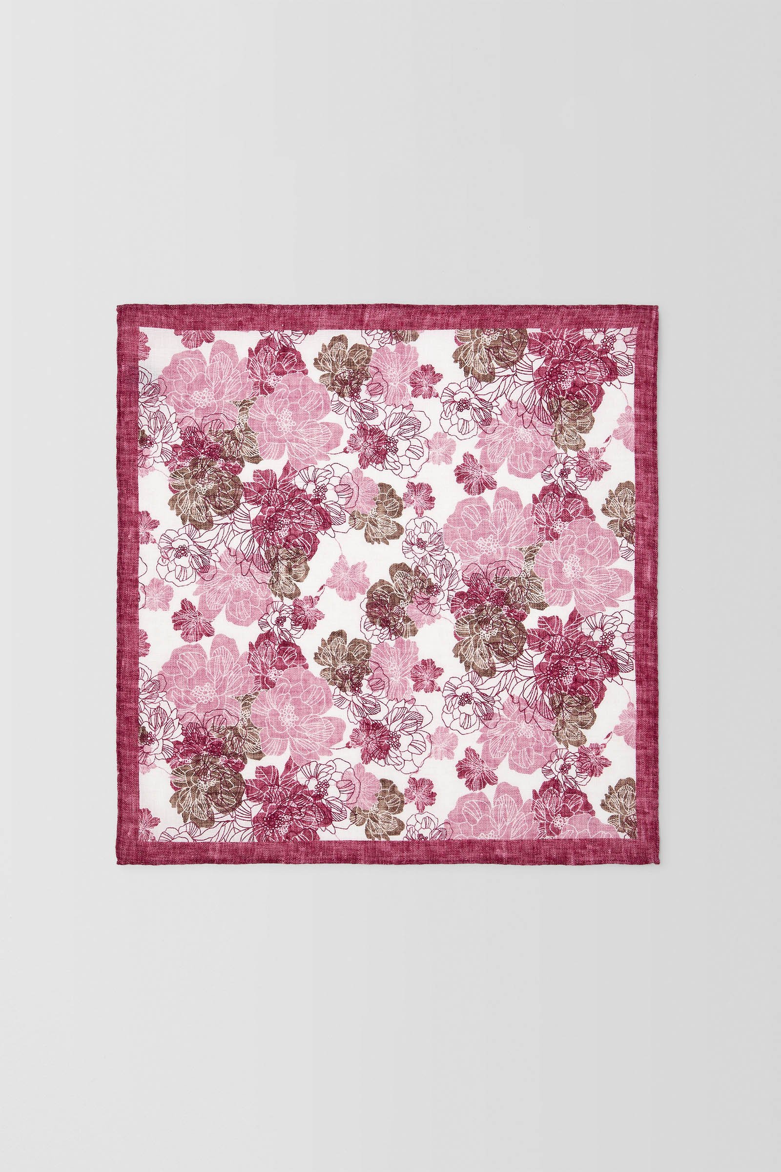  Anemones Pocket Square  
 PJAW100022 Rose 