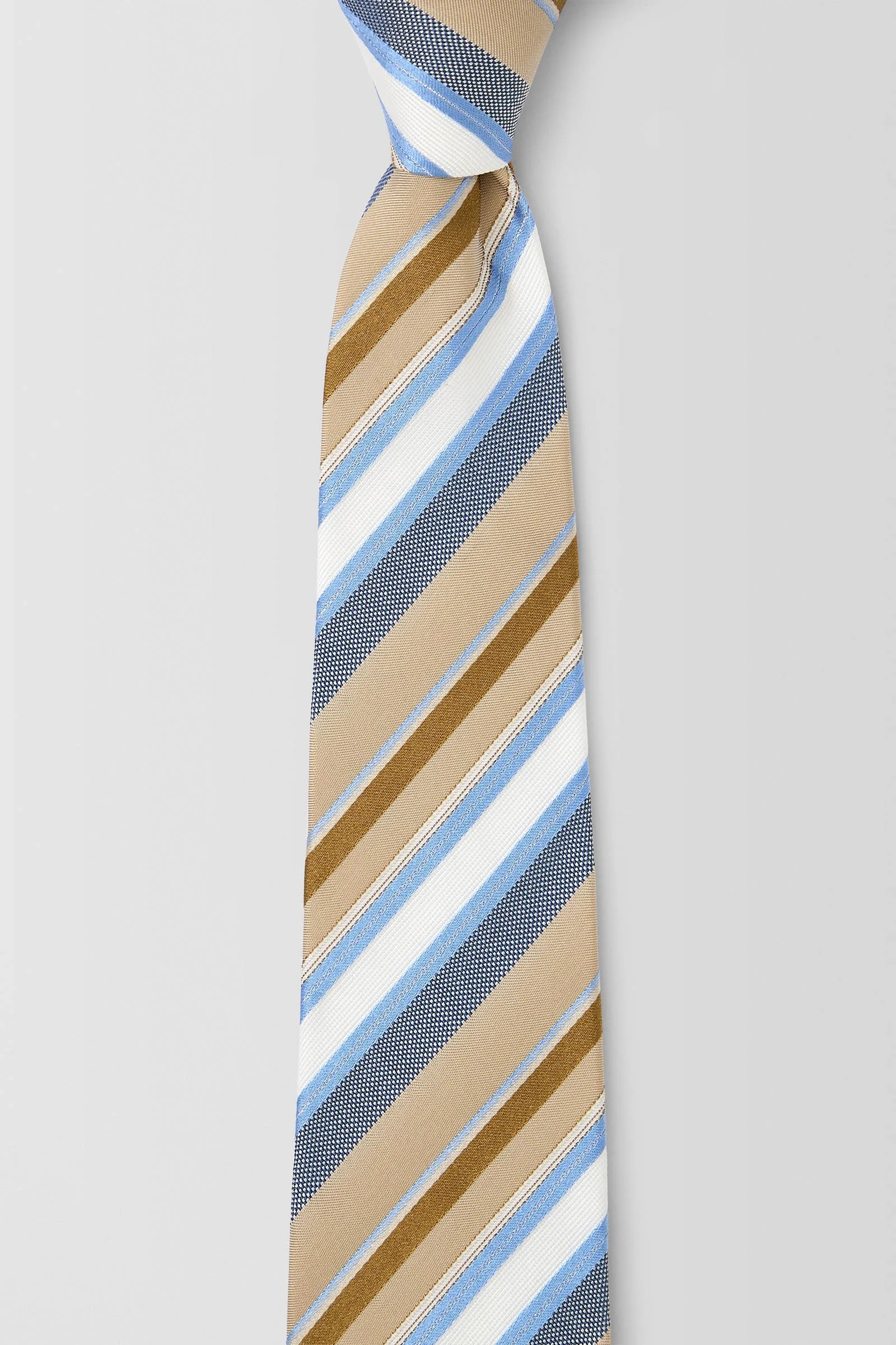  Multistipe 7.5cm Tie  
 PJAW100008 Taupe 