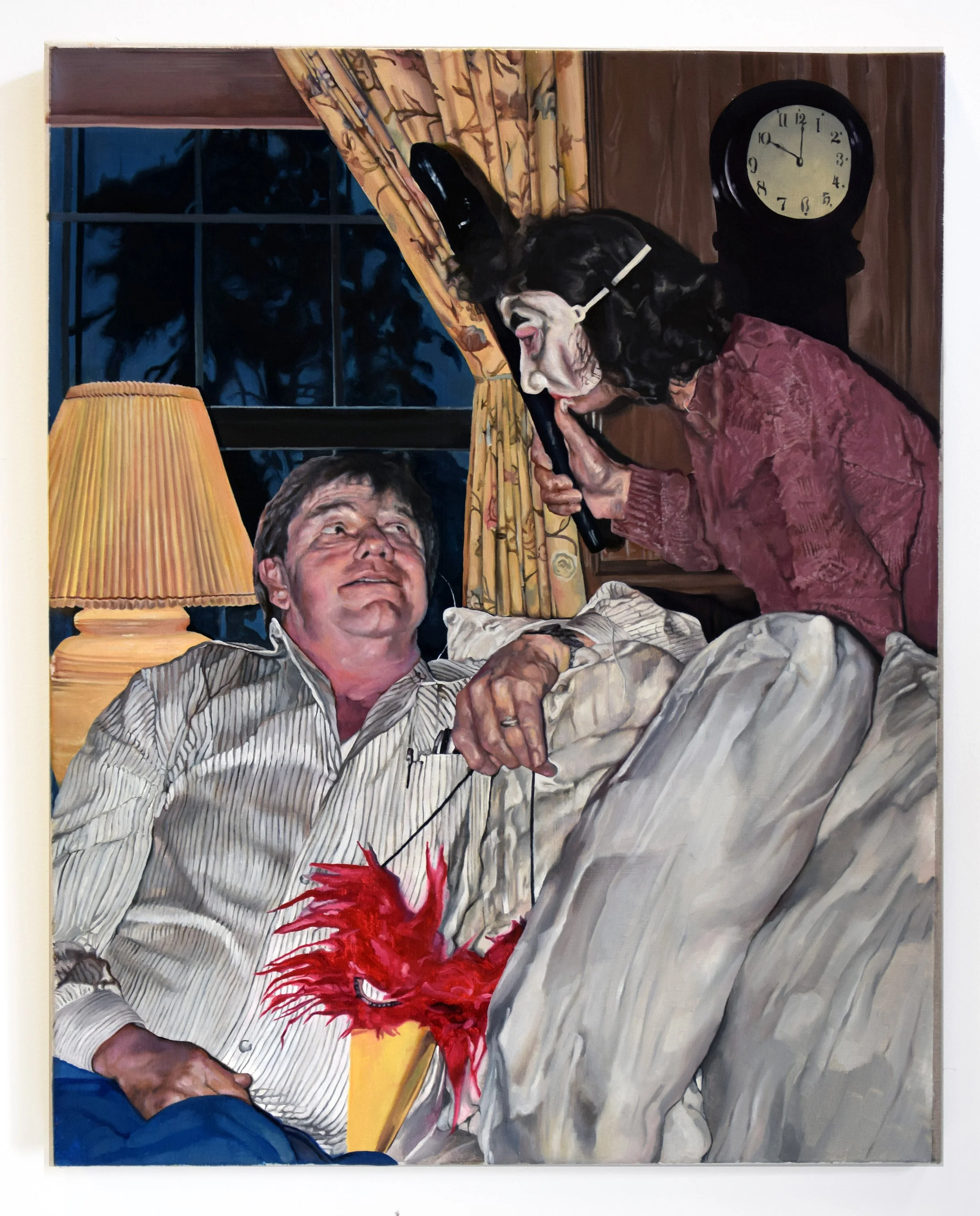 And Then Up Spoke His Own Dear Wife 
85 by 70cm