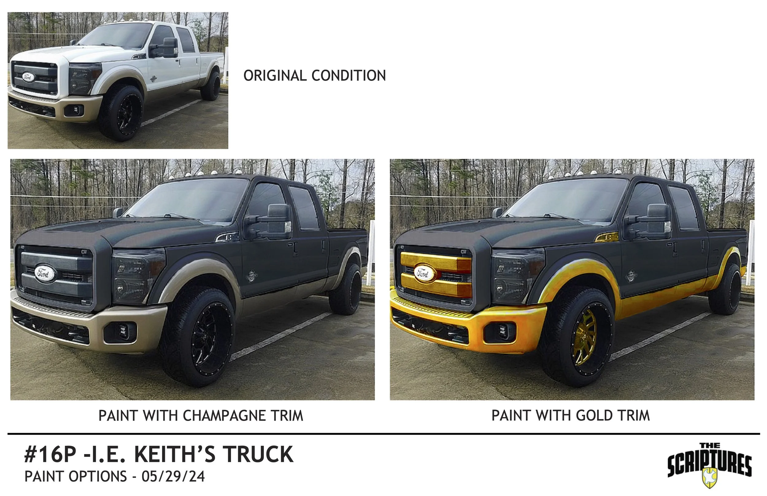 Keith's Truck Paint Options