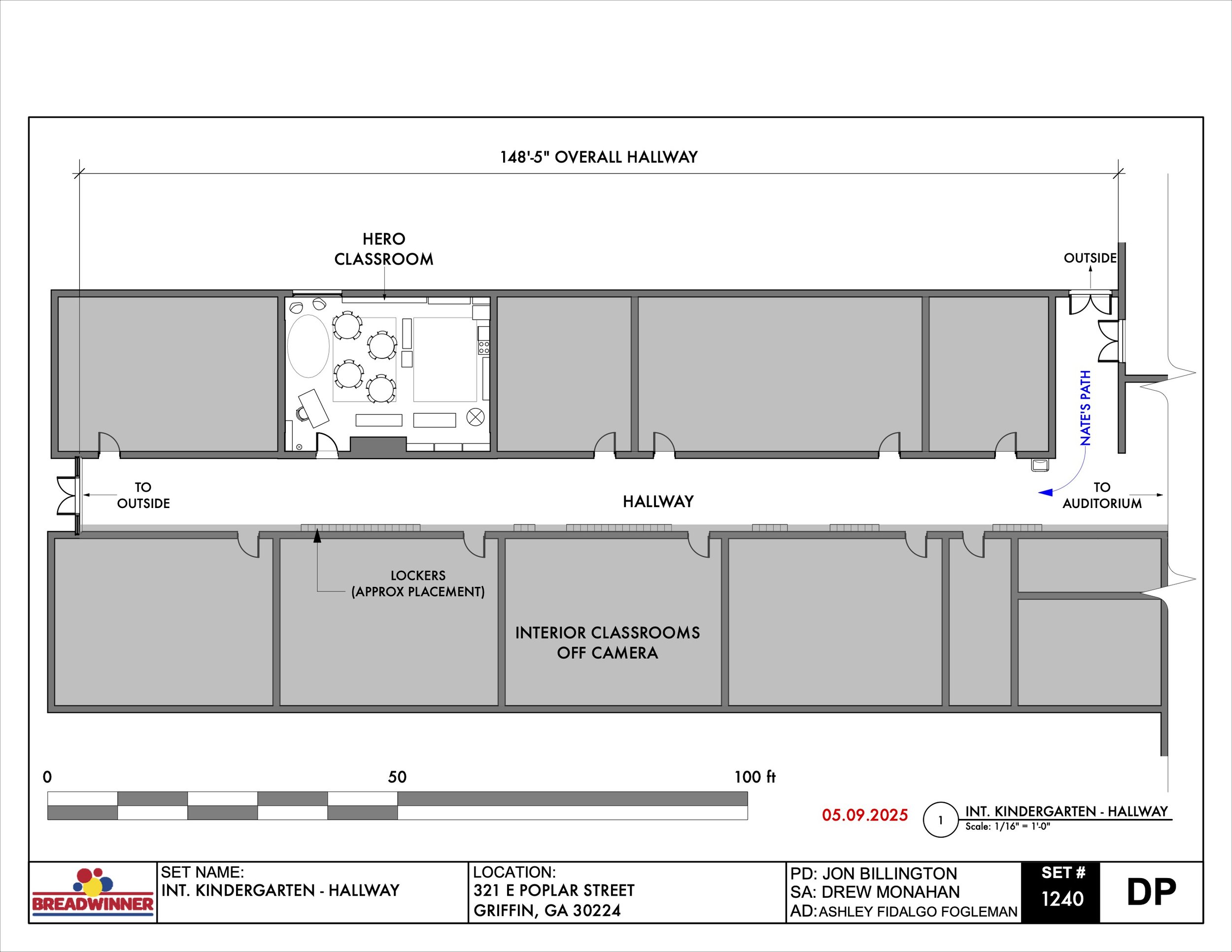 Hallway Directors Plan (drafted by Emily Kuhlmann)