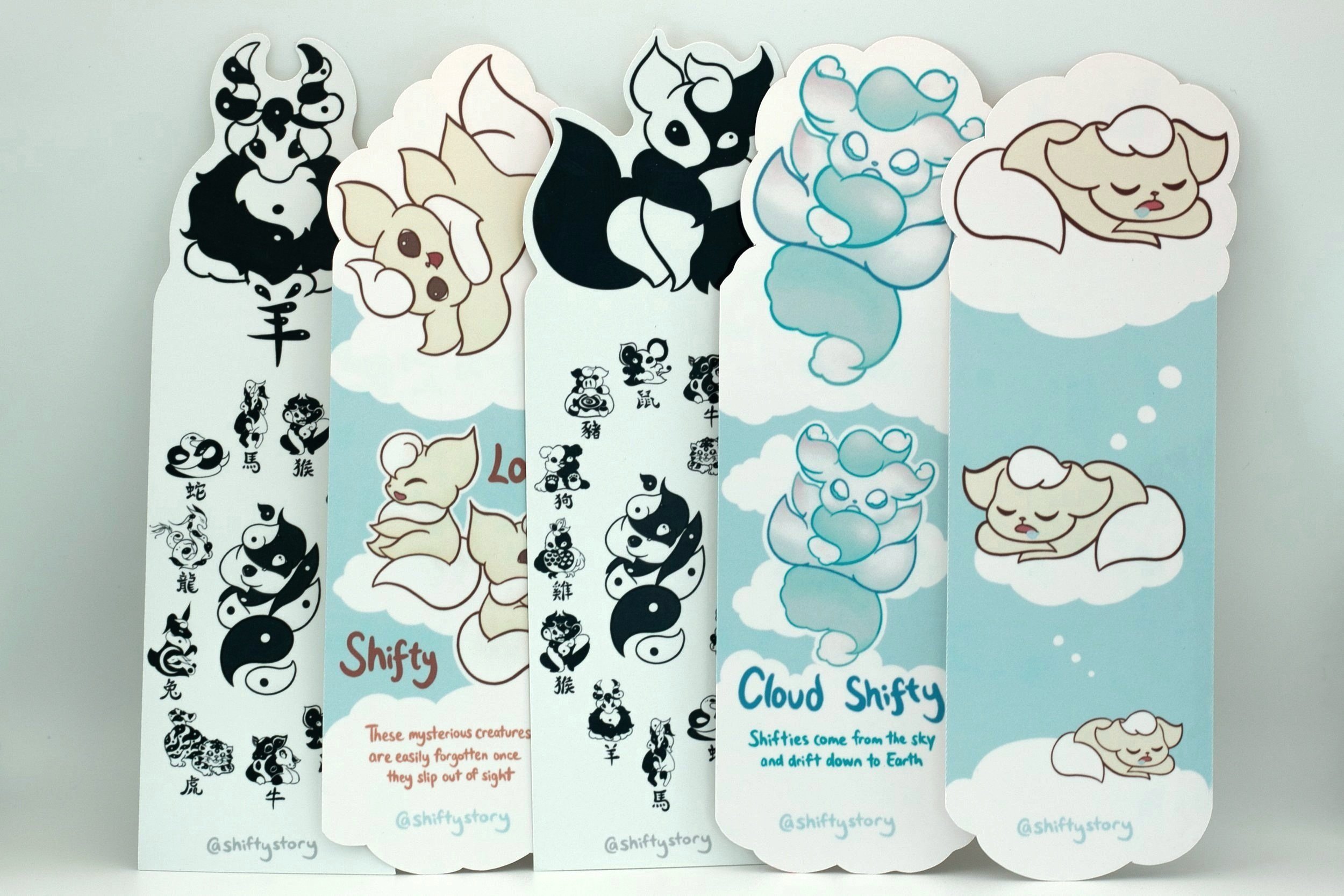 Choose your own Shifty Bookmarks Set