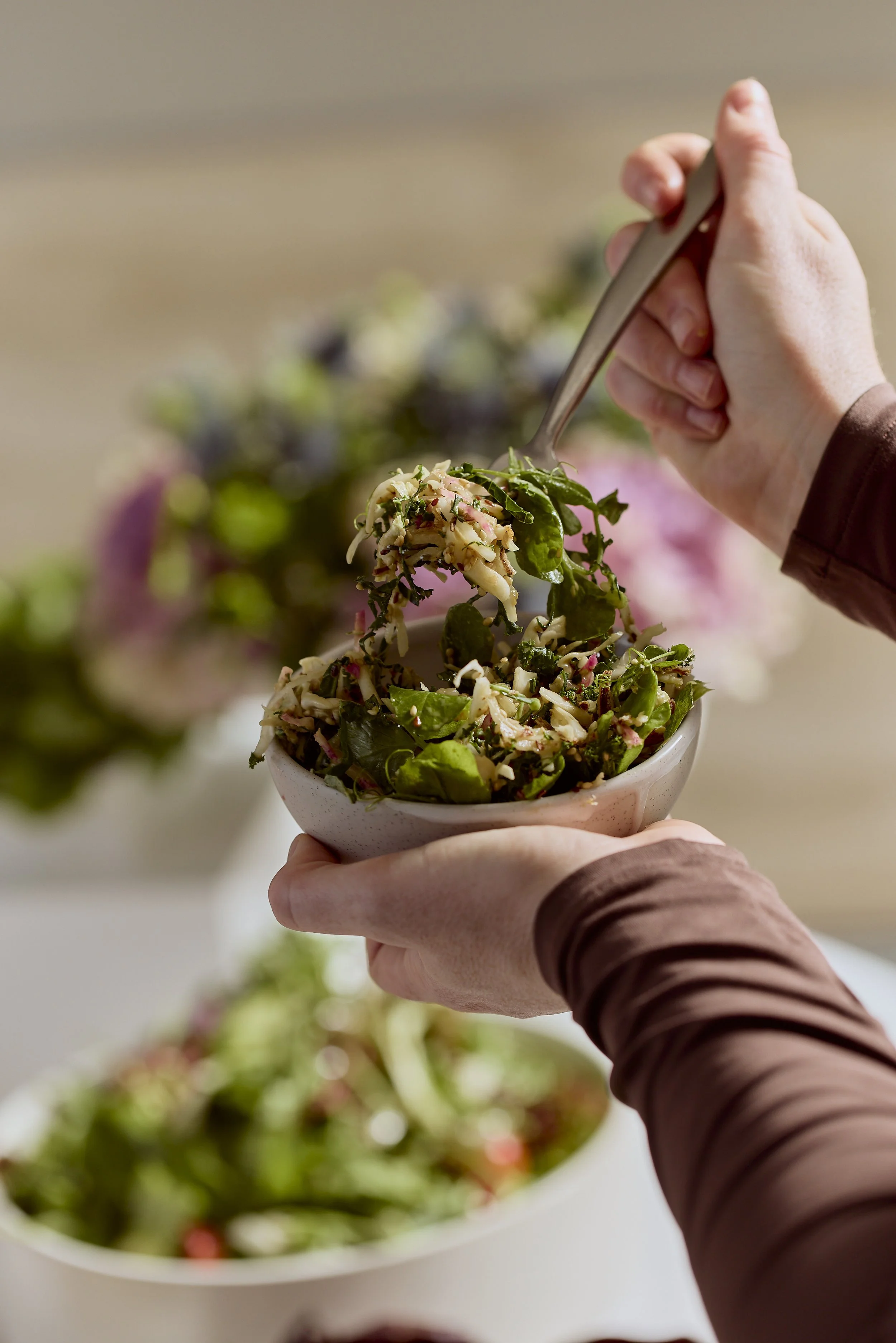 Healthy lunch bowls served as part of the conference lunch menu at Zinc. 