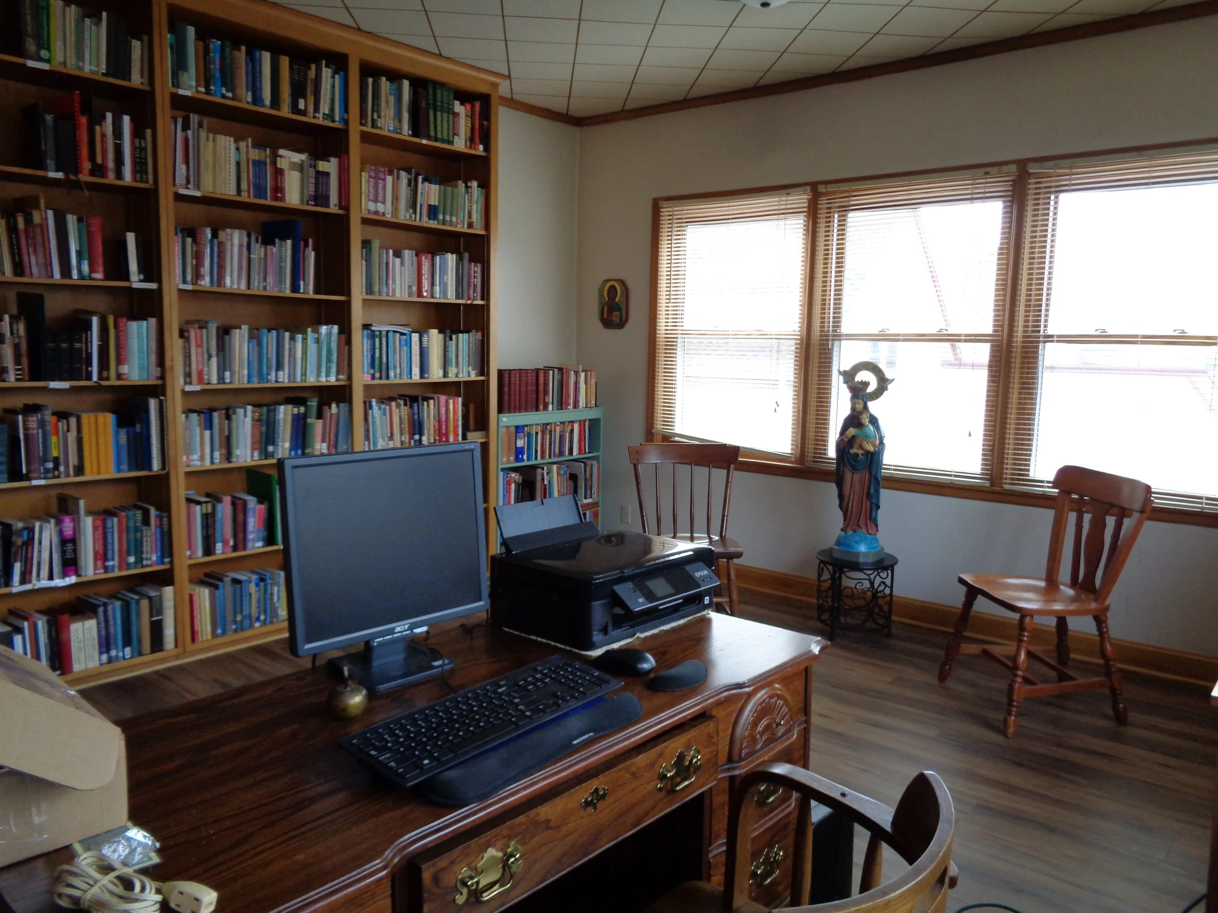 Library in St. Joseph's House for Young Catholic Men: FSSP Minneapolis MN