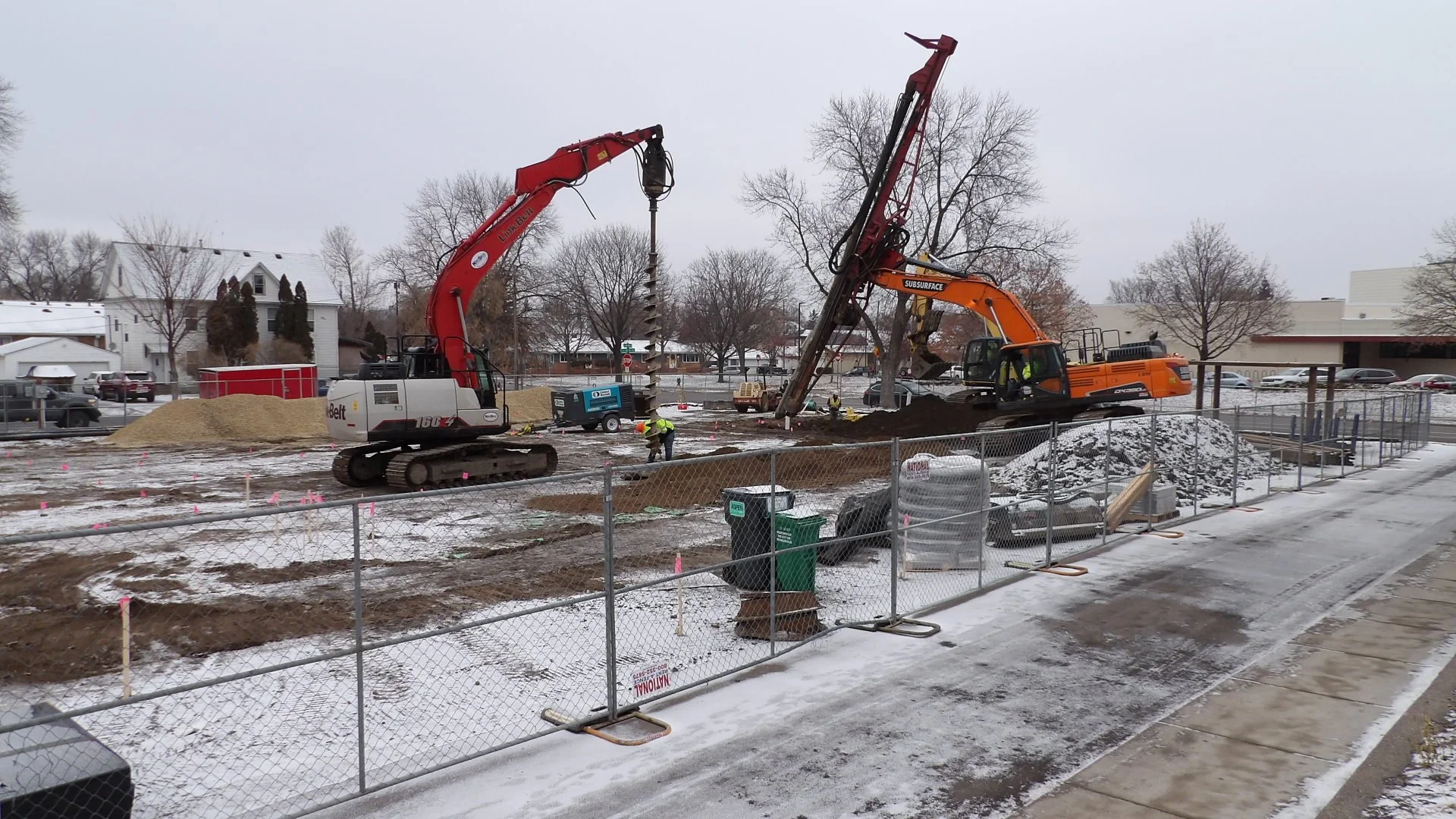 Parish Center Construction Drilling Rig: All Saints, Catholic Church