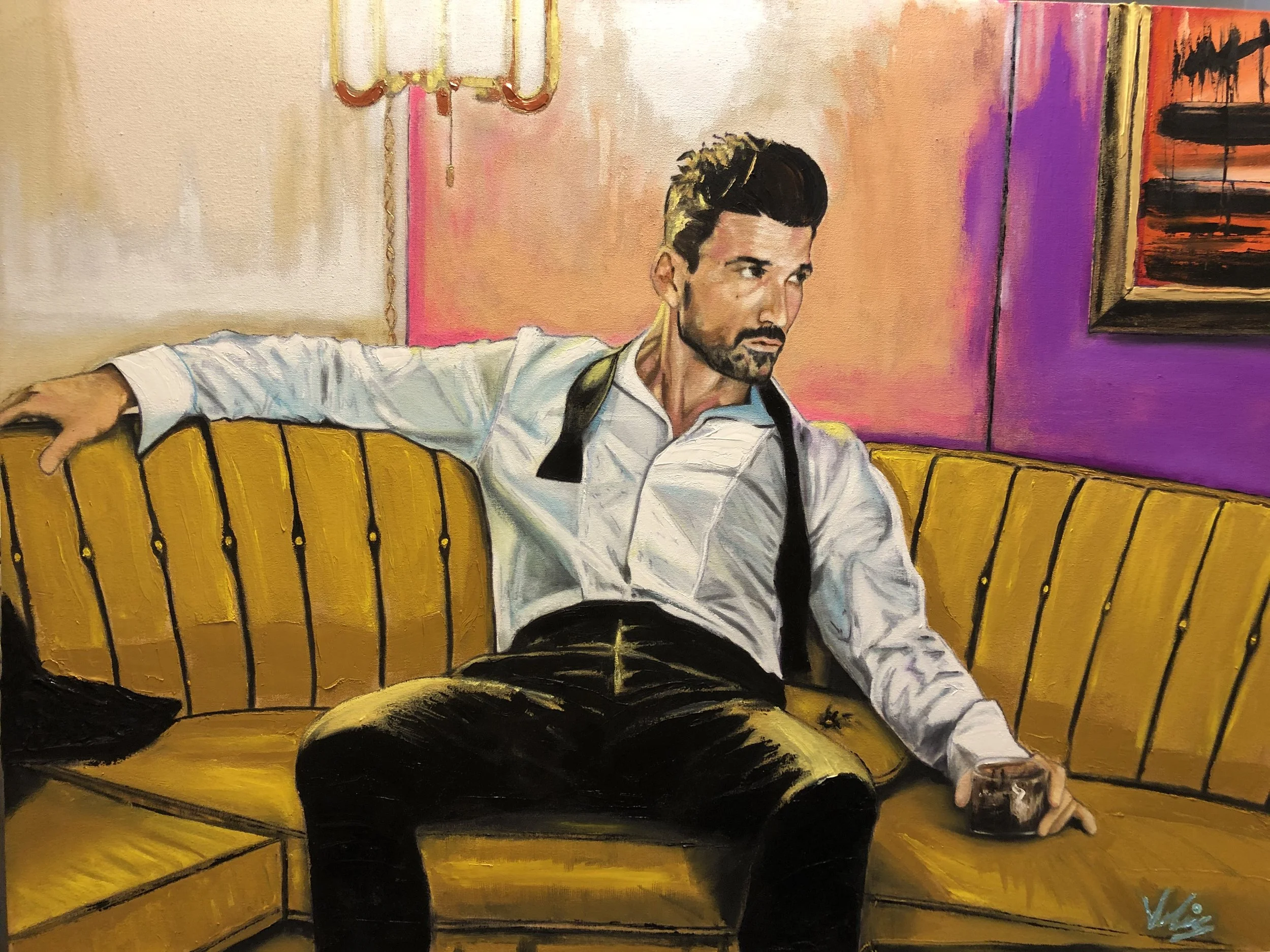 Appogiato Sul Divano