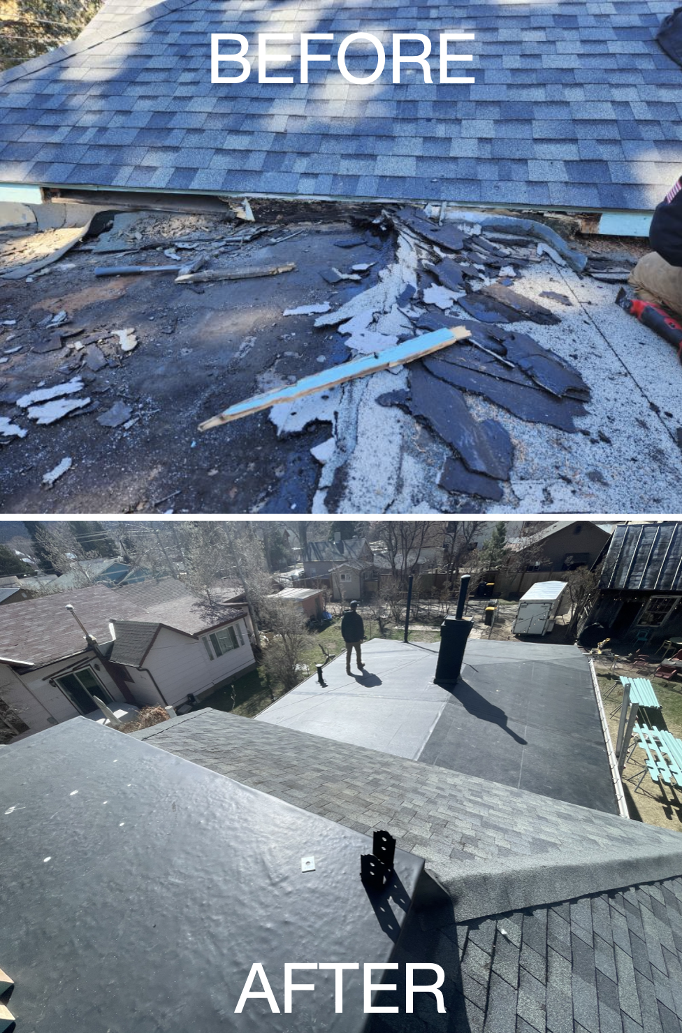 Oranssi project: roof repair