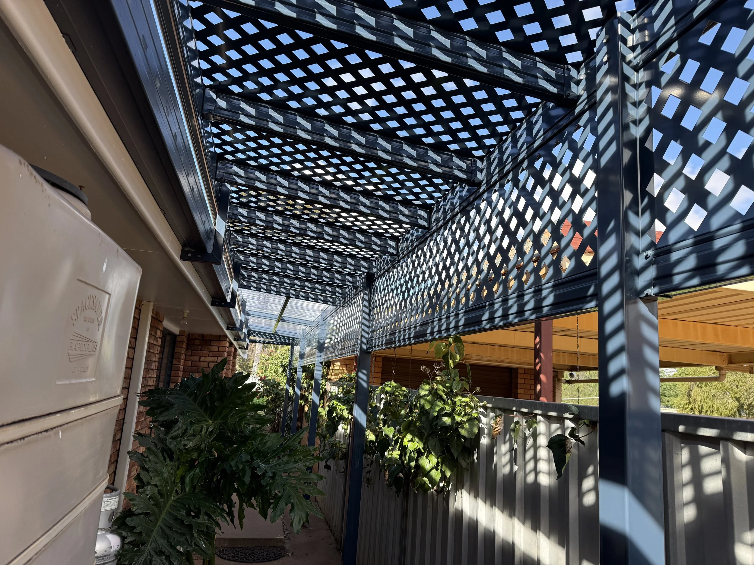 Deep Ocean Lattice Pergola