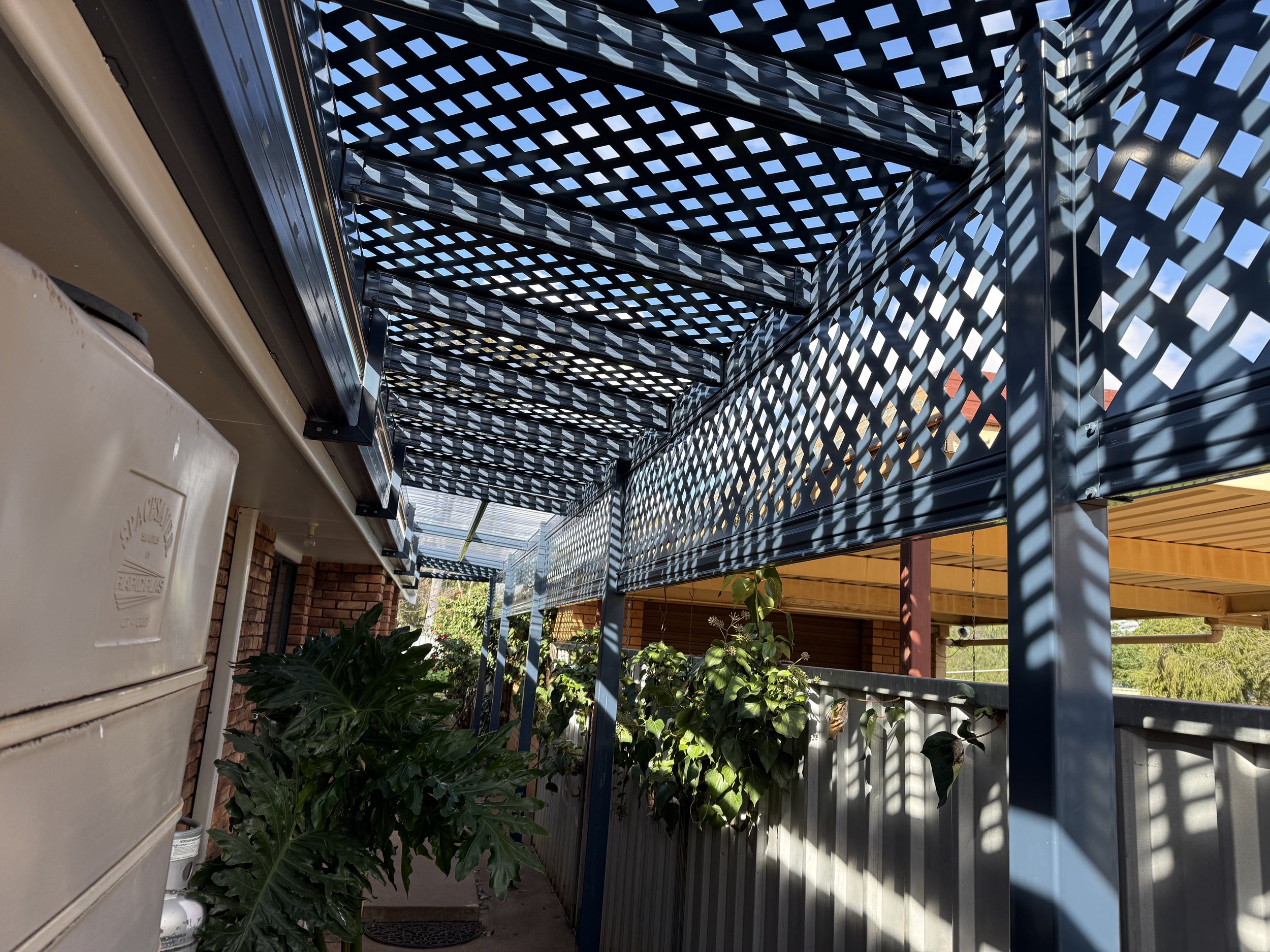 Deep Ocean Lattice Pergola
