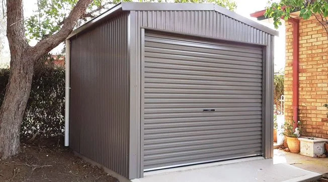 small grey shed