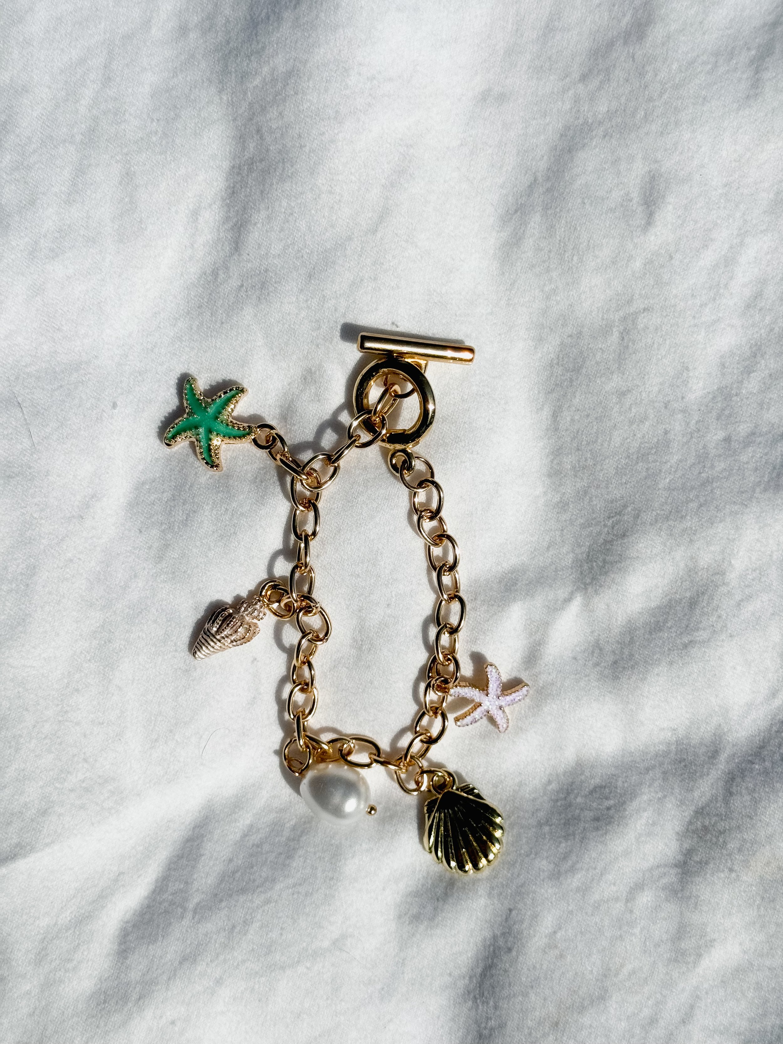 coastal charm bracelet