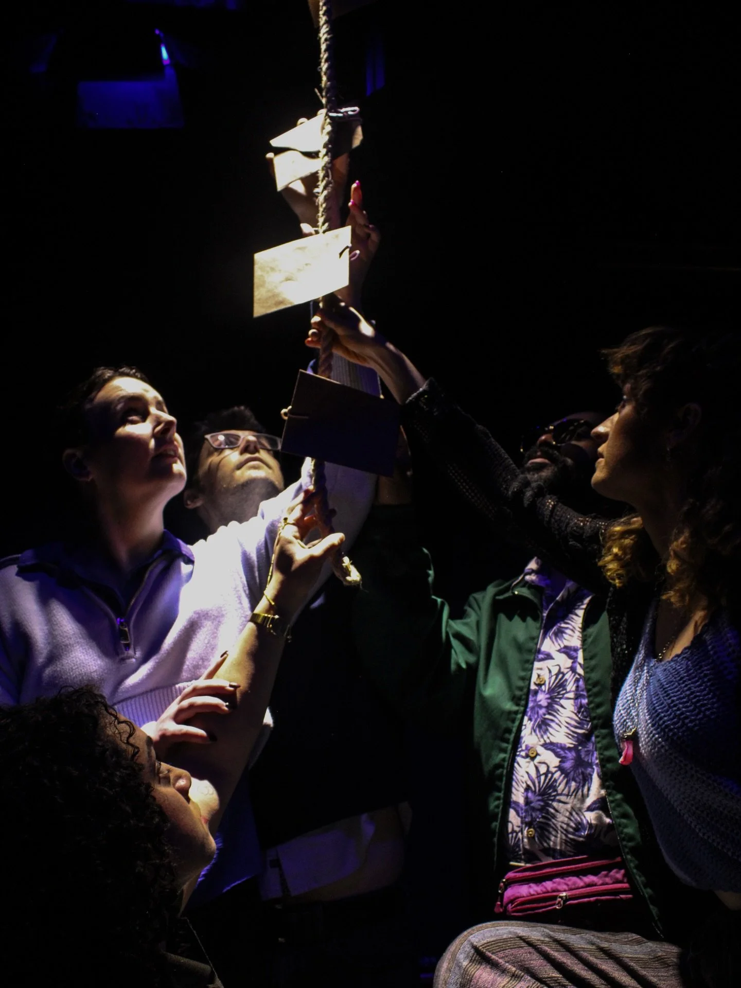 Only 4 performances of YOKE LEFT!
Thursday, March 5th through Sunday, March 8th
Seats are selling fast, so be sure to get your tickets NOW!
LINK IN BIO

YOKE is a dark comedy about five strangers who gather for a weekend wellness retreat that promise