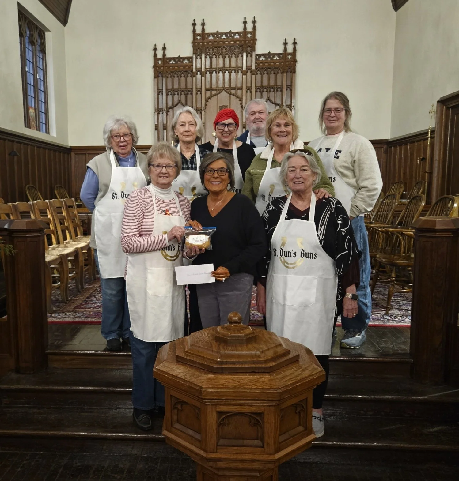 Donation from St. Dun's Buns