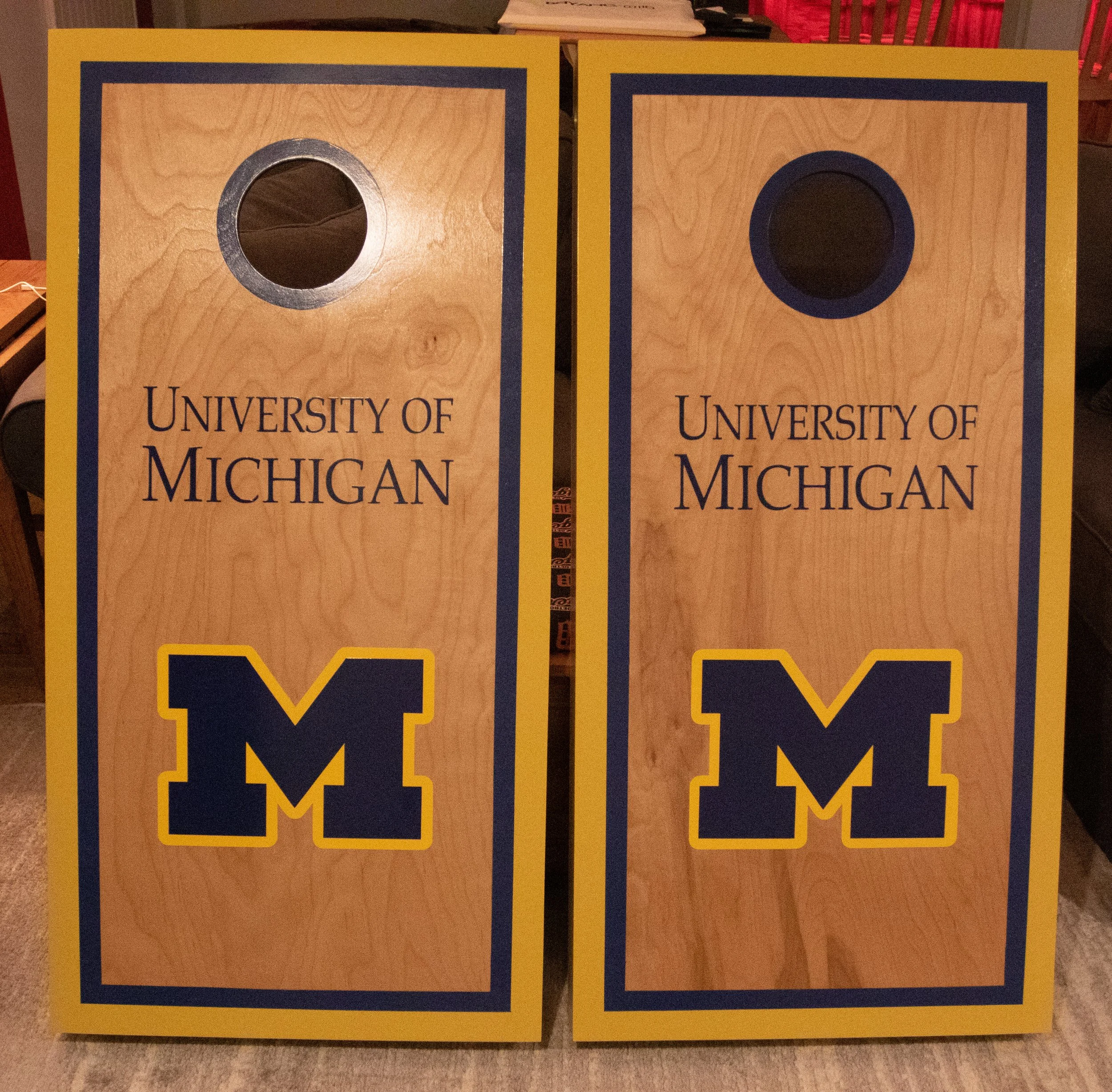 University of Michigan Cornhole Set