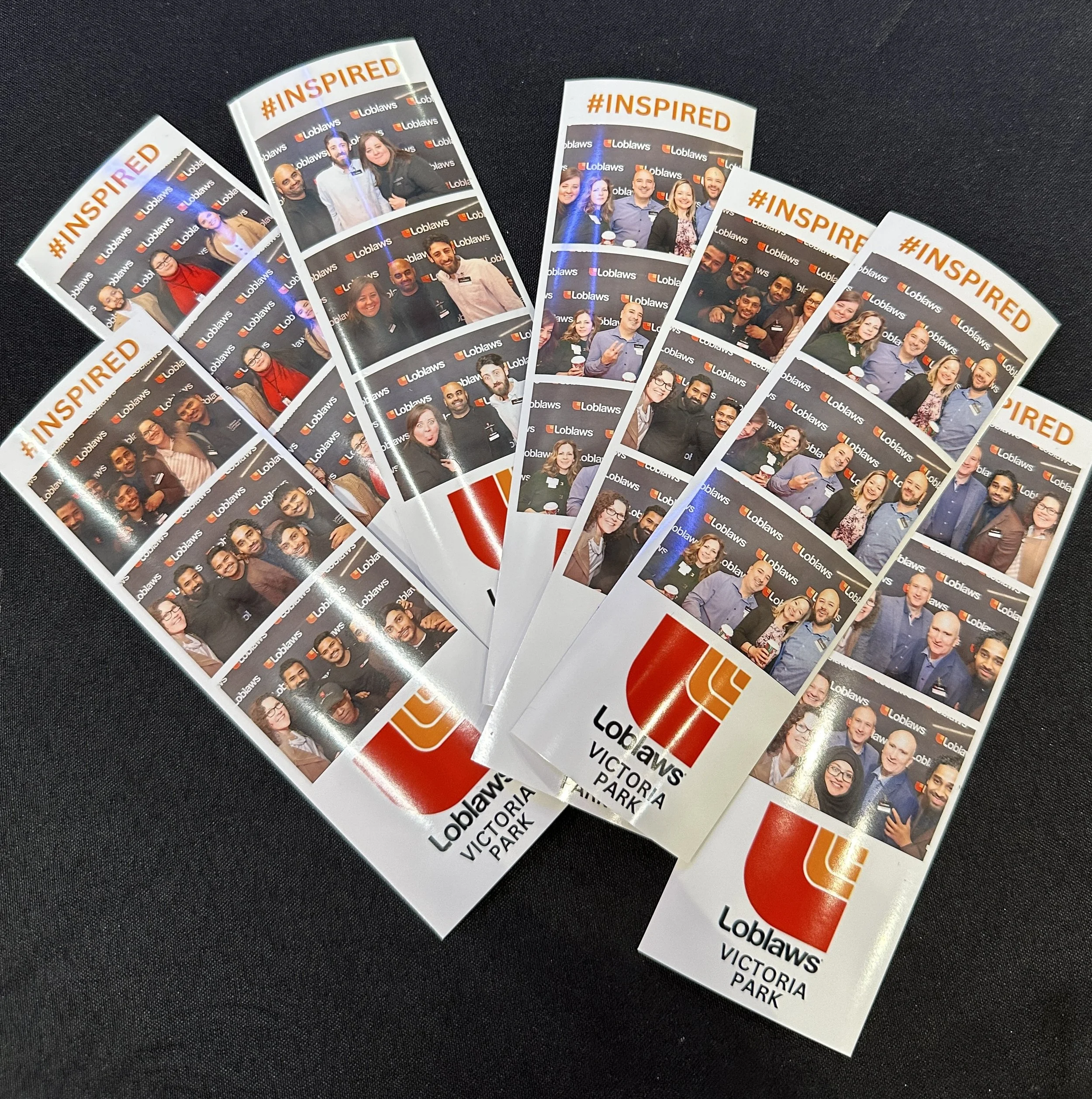Custom branded photo booth prints from Toronto event by Revolve Event Services
