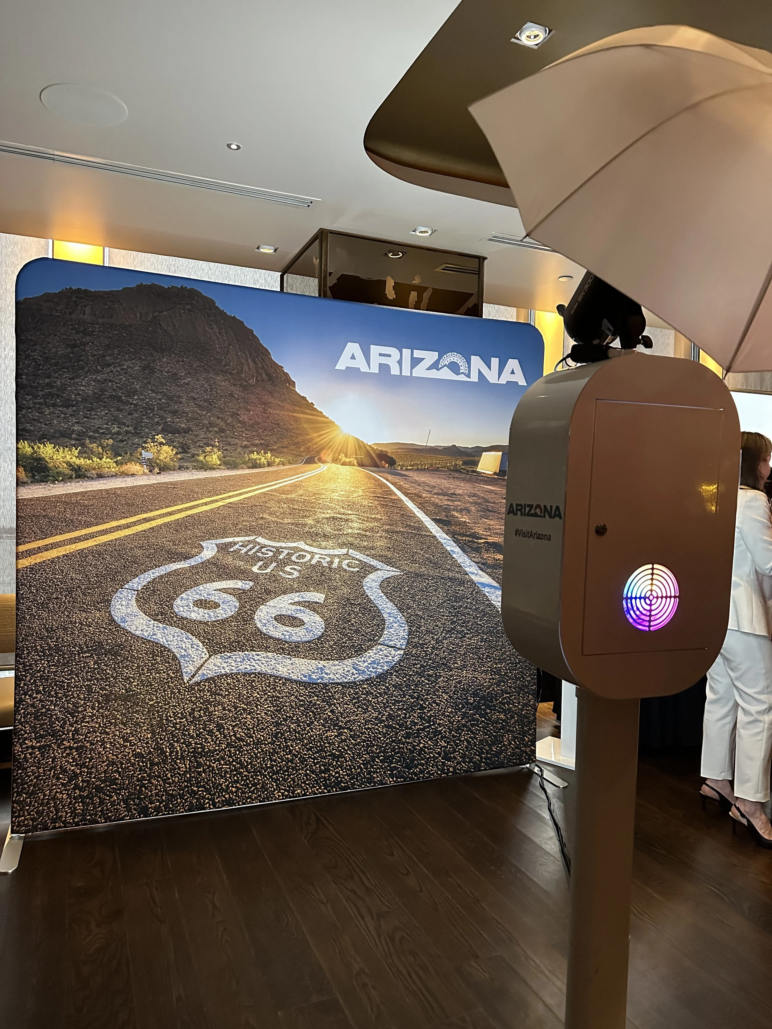 Branded photo booth corporate event activation Toronto by Revolve Event Services