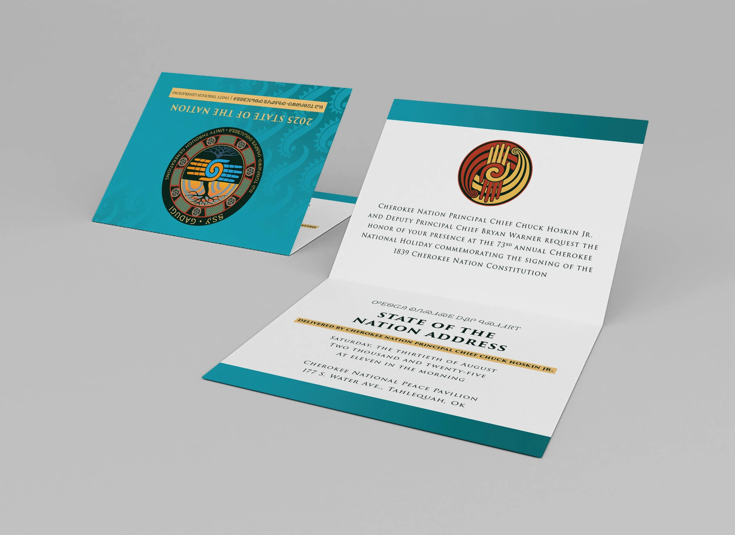 Formal A7 Invitation to the 73rd Cherokee National Holiday State of the Nation