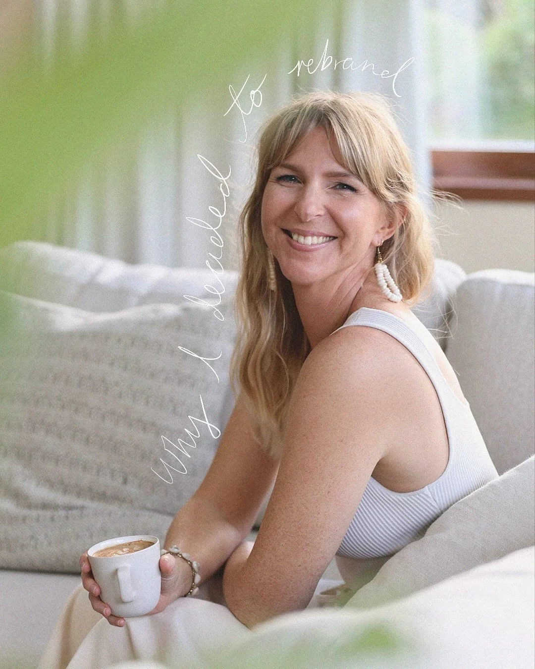 Why rebrand you ask? 

🌞 Because I wanted a brand with MEANING. 

🌱 Because, like humans, brands evolve.

💫 Because I wanted to connect with my dream audience.

❤️&zwj;🔥 Because I wanted it to feel like ME. 

🤭 Because naming something after you