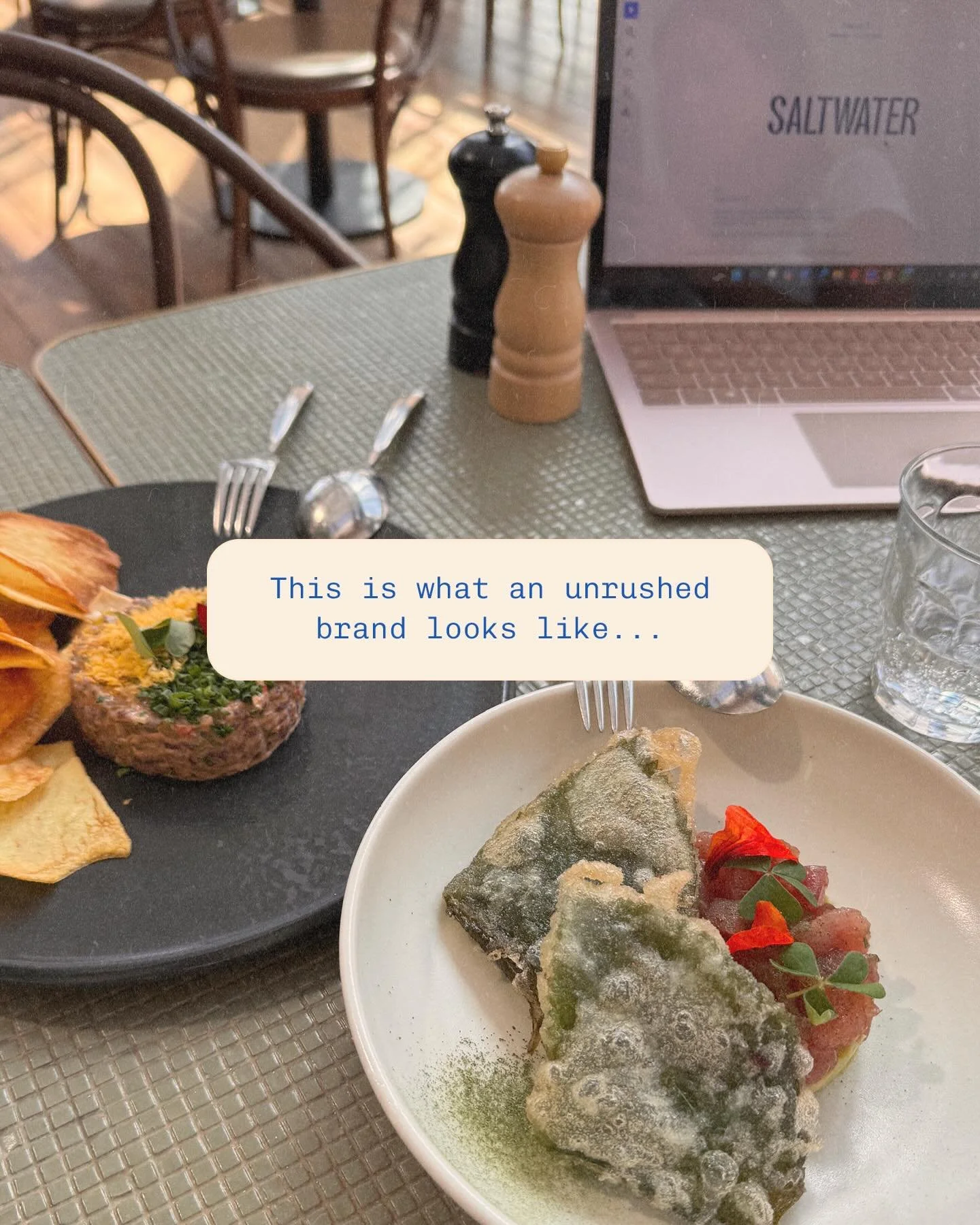 Did I mention the founder of @saltwaterrecruitment is also my best friend? This meant we could be completely honest and open with each other from day one &ndash; zero filters&hellip; just two perfectionists perfecting something special 🤍

It was suc