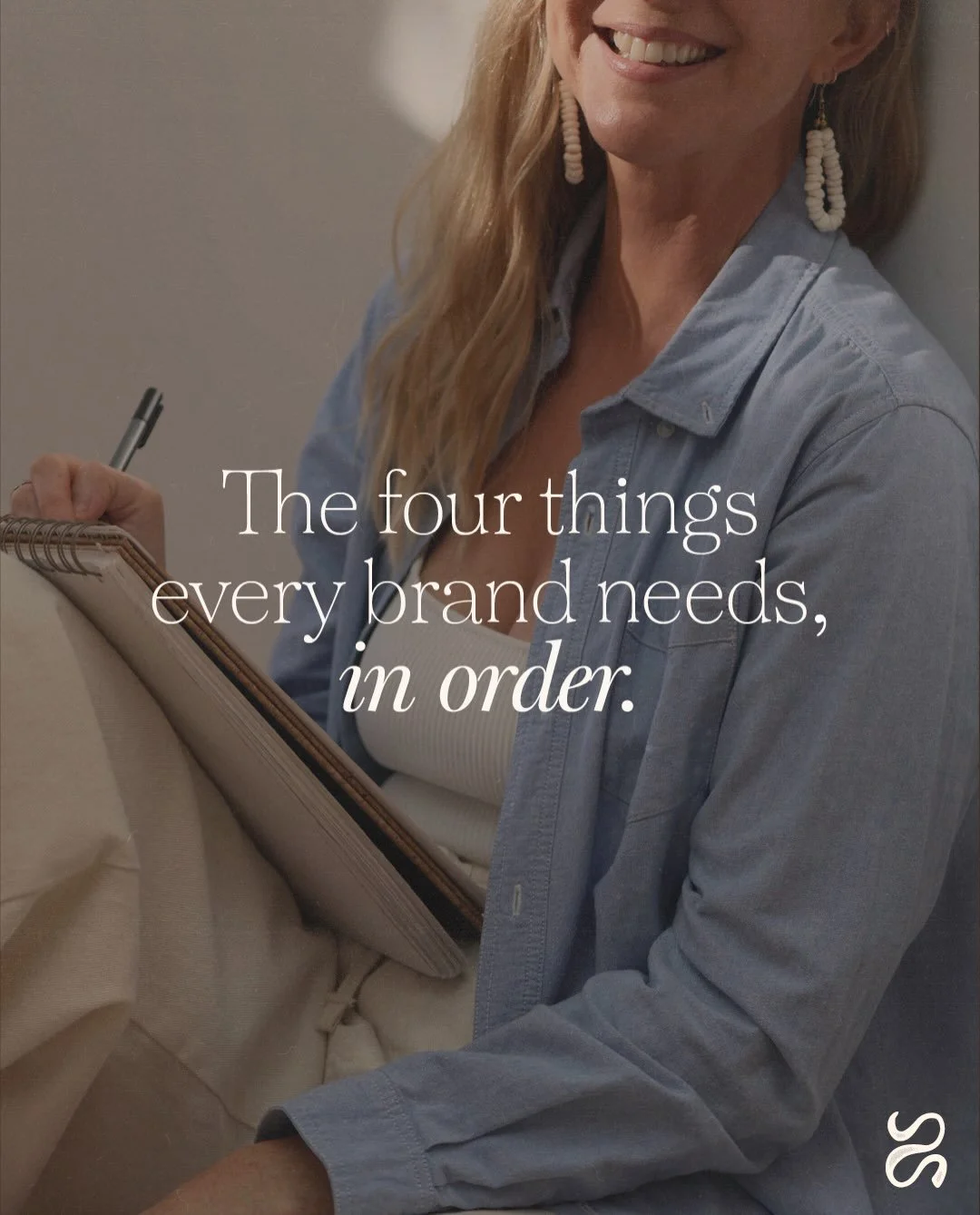 The four C&rsquo;s: Clarity &rarr; Confidence &rarr; Consistency &rarr; Connection.

Many new brands go straight to the logo. At Sway, we always start with clarity, because without it, you&rsquo;ll struggle with the rest 🤷&zwj;♀️ 

When you&rsquo;re