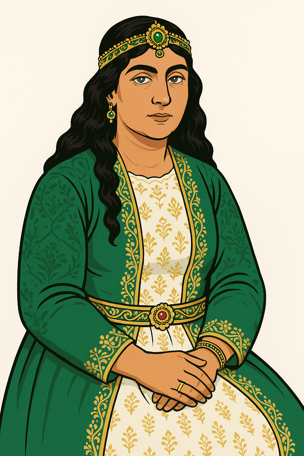 Queen Jeyran wife of Naser al Din Shah