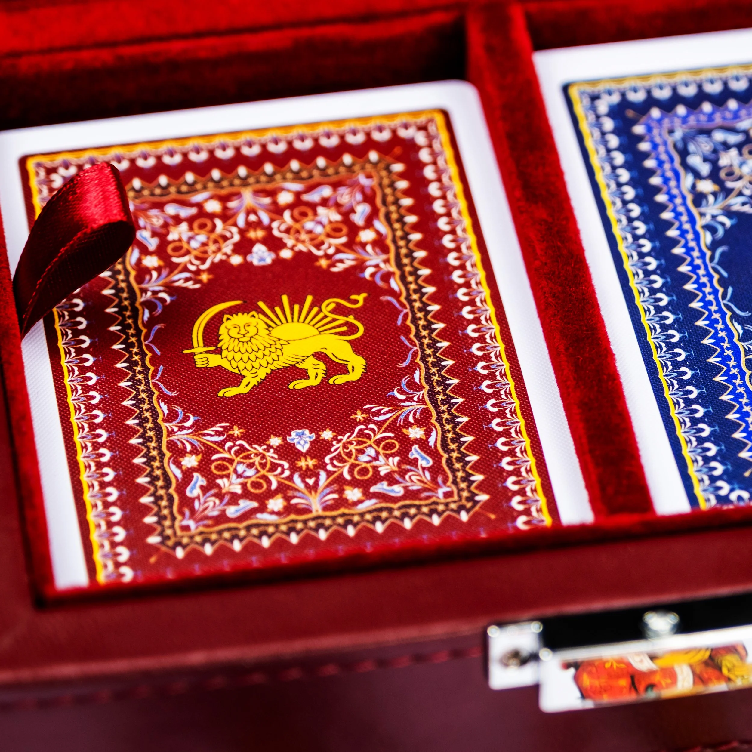 The Royals deck of Persian Playing Cards featuring the Pahlavi dynasty as the Spades