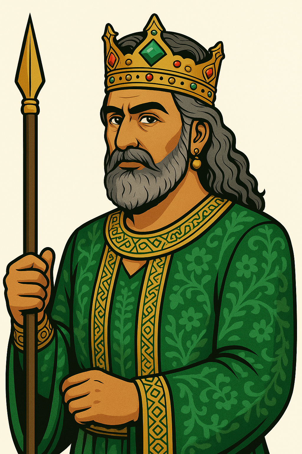 King Mehrdad (Mithradates) II the Great of Parthian Persia