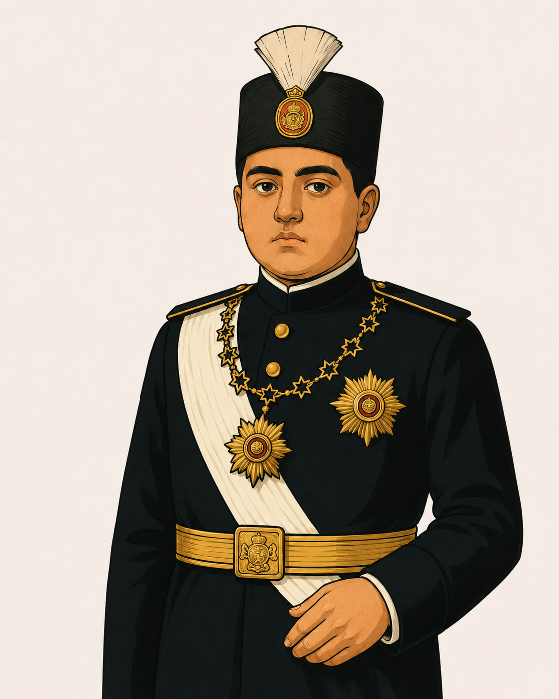 Ahmah Shah of Qajar, the final king of Qajar dynasty