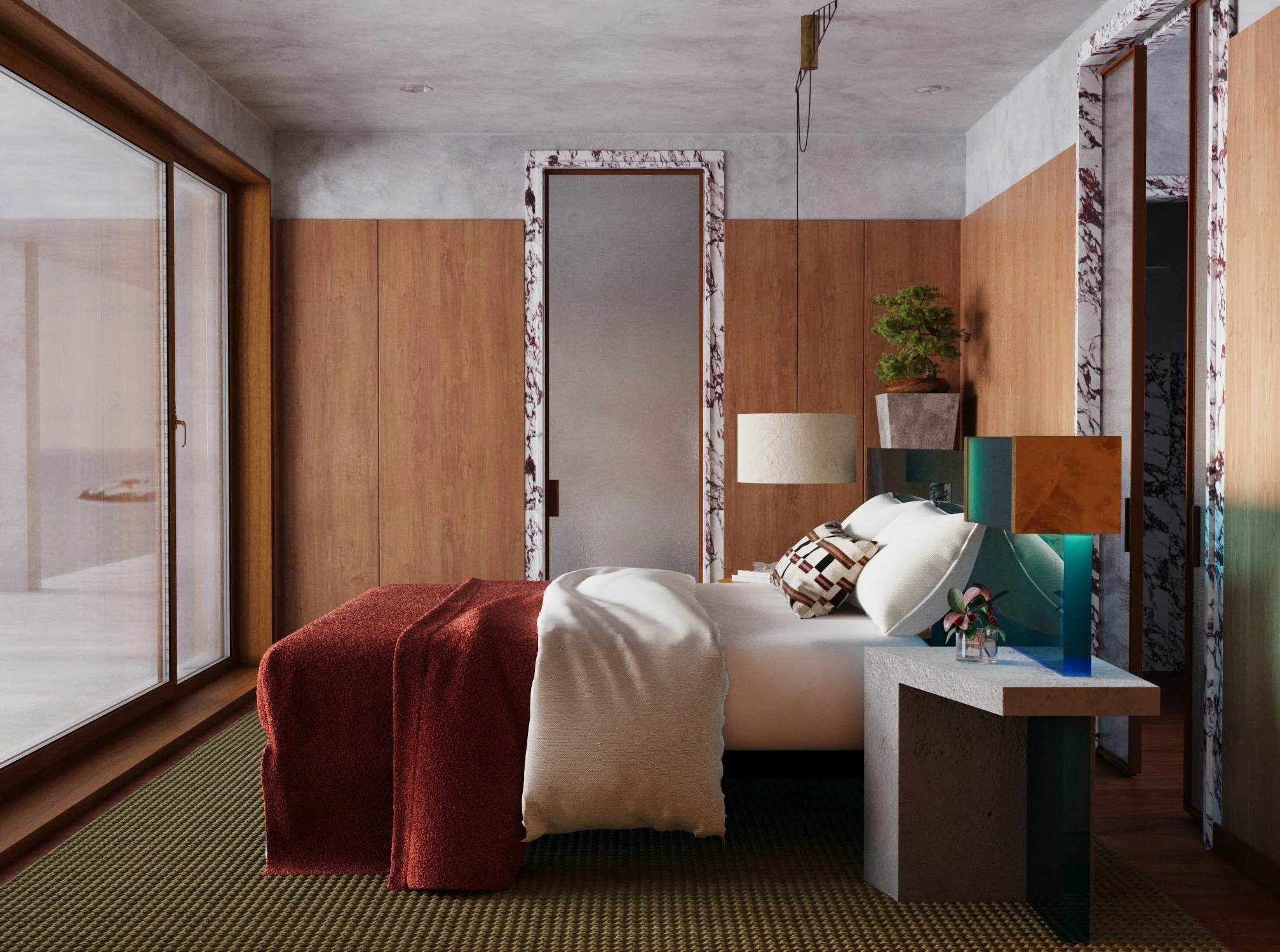 Bedcover made from Splendid Mohair, Zimmer + Rohde