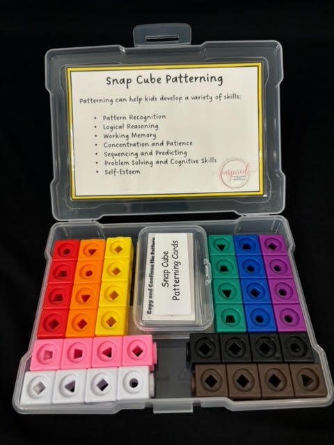 Snap Cube Patterning Activity Kit