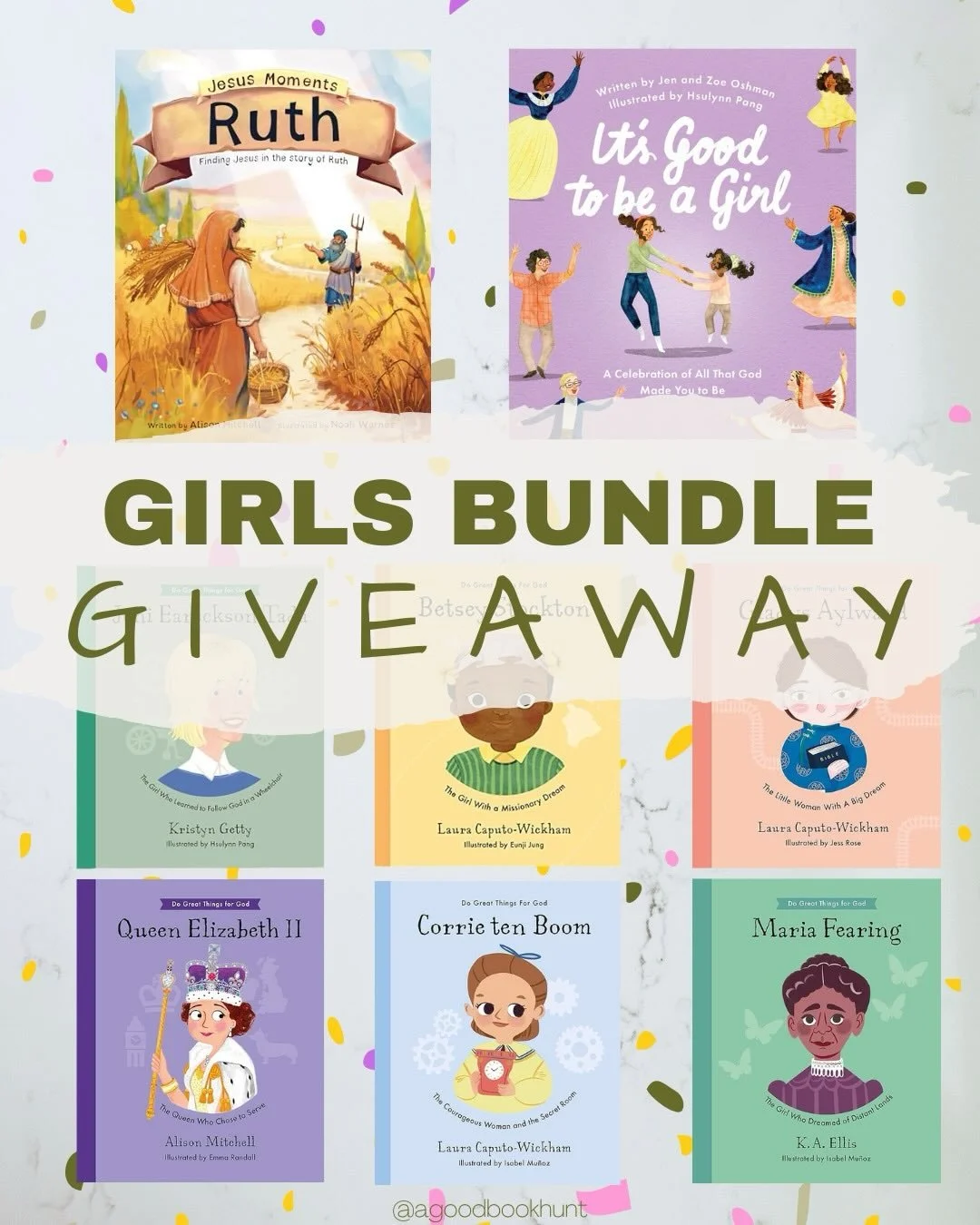 🎉 GIVEAWAY 🎉

In celebration of the new release Jesus Moments: Ruth from The Good Book Company, I&rsquo;m giving away a girls book bundle of three wonderful picture books!

1️⃣ Jesus Moments: Ruth (✨NEW RELEASE✨) This beautiful addition to the Jesu