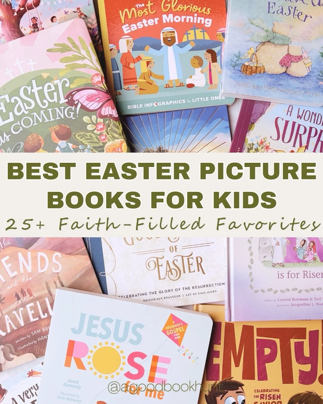Looking for the best Easter picture books for kids?

I put together a list of 25+ faith-filled Easter books that help children understand the resurrection &mdash; from simpler board books to longer picture book all richly centered on the gospel.

Per