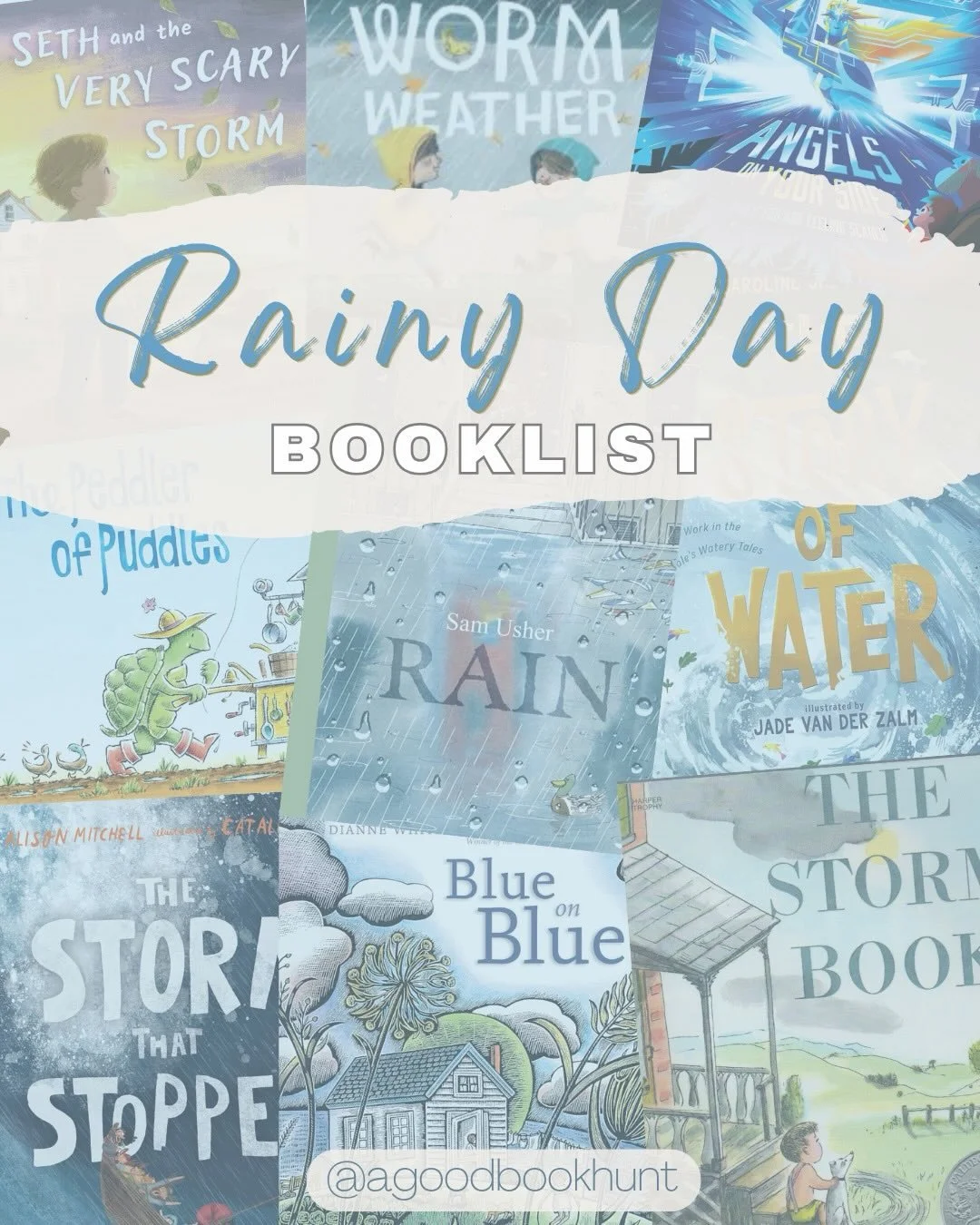 Rainy days = the perfect excuse to slow down and read 🌧️📖

We love this cozy collection of books all about rain, puddles, storms, and the beauty of water 💙 From gentle drizzles to wild weather adventures, there&rsquo;s something here for every lit