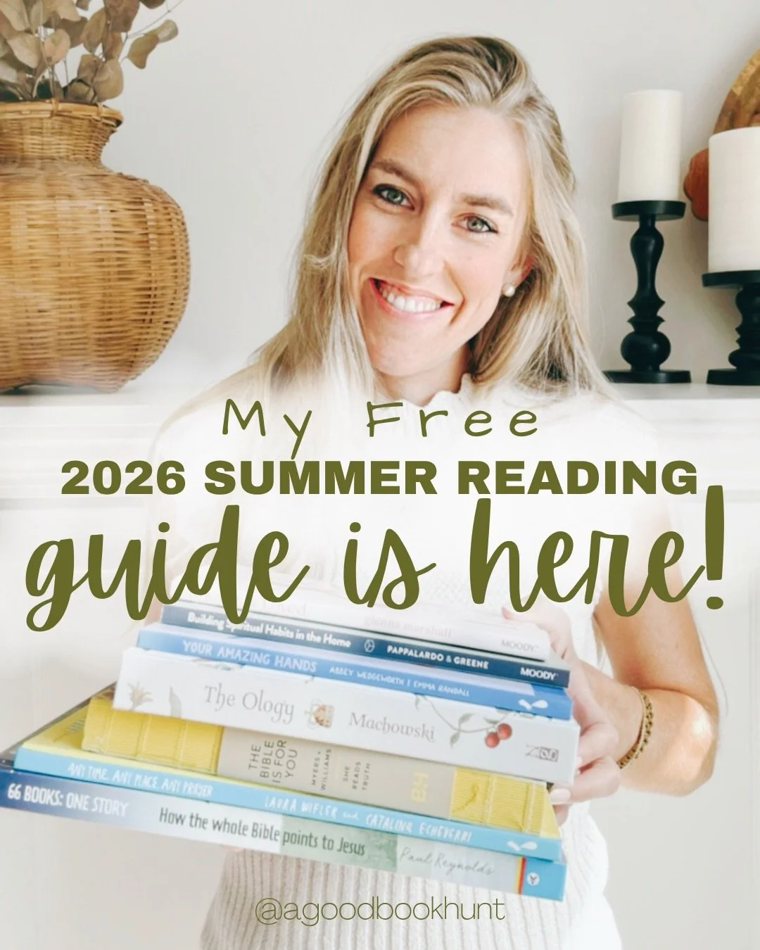 My free 2026 Summer Reading Guide is finally here! 📚☀️

If you&rsquo;re looking for wholesome books for your kids, family read-alouds, teen recommendations, or even a few great books for yourself, I put together a guide filled with some of my favori