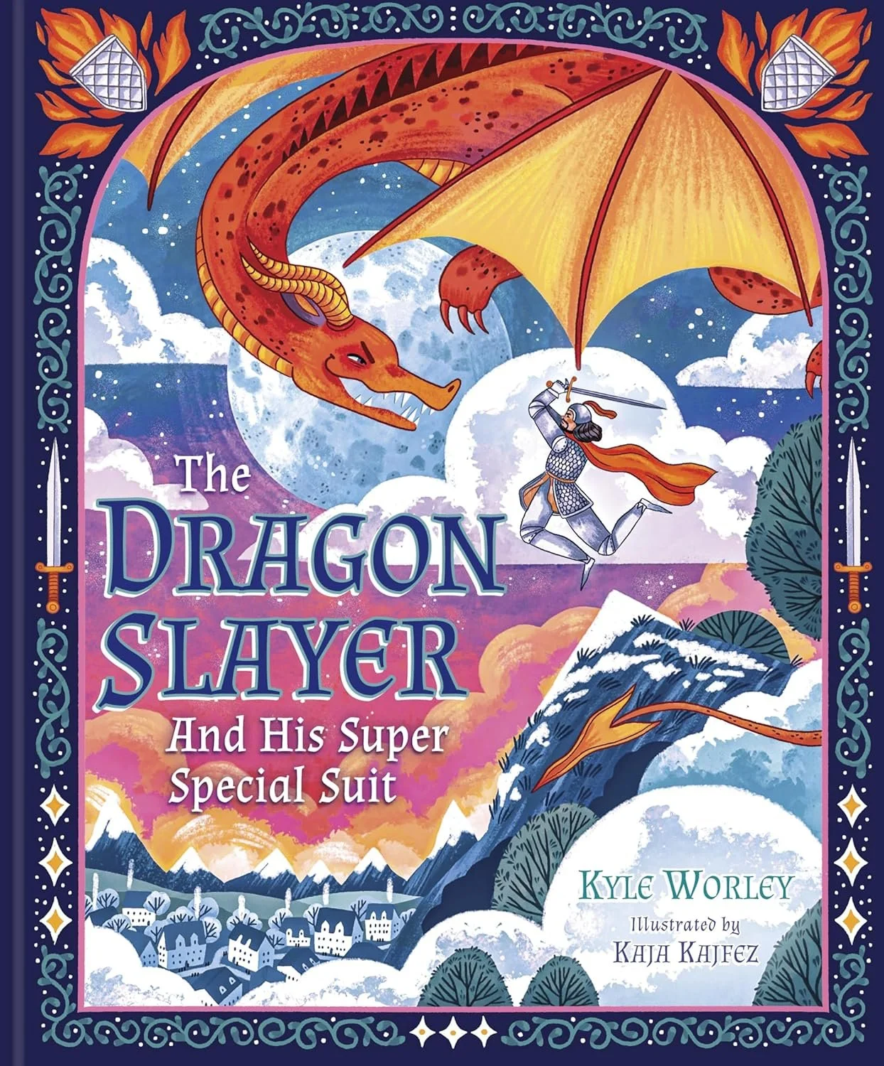 The Dragon Slayer and His Super Special Suit children’s book cover, an illustrated Christian picture book about the Armor of God and the gospel story
