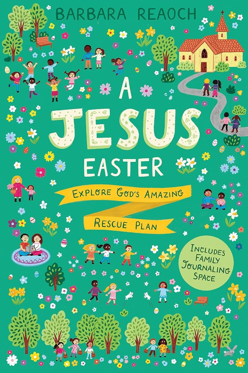 Family lent resource book cover: A Jesus Easter