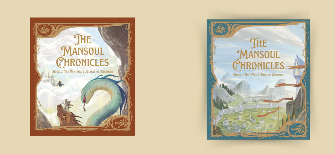Cover of The Mansoul Chronicles Book 1 & 2 by Tyler Van Halteren — Christian allegorical family read-aloud