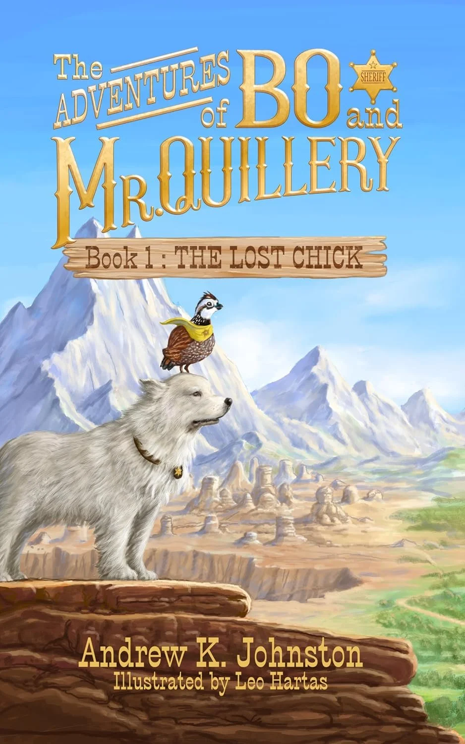 Cover of The Adventures of Bo & Mr. Quillery by Andrew K. Johnston — imaginative family read-aloud