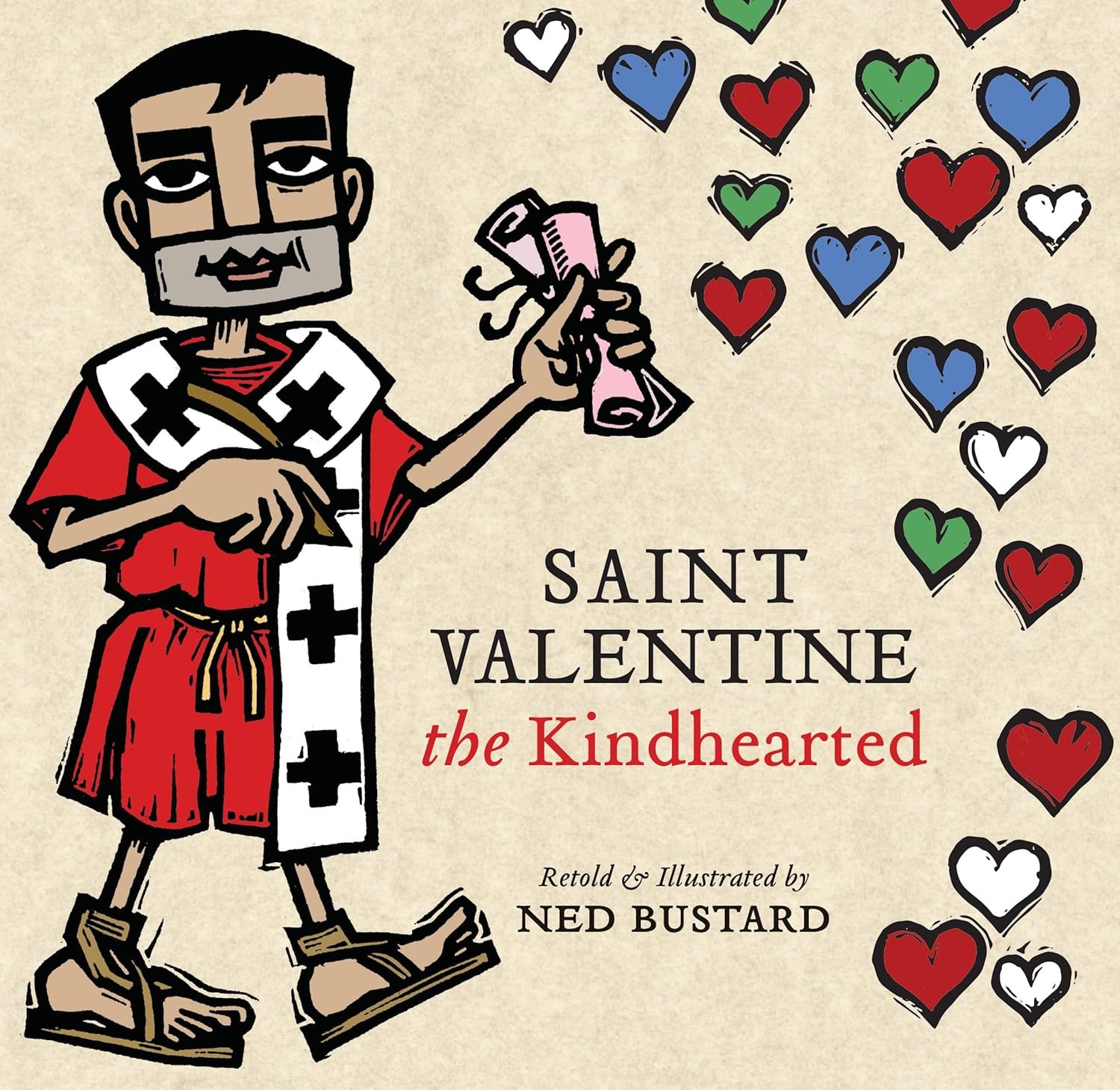 Image of book cover Saint Valentine the Kindhearted for Valentine's Day