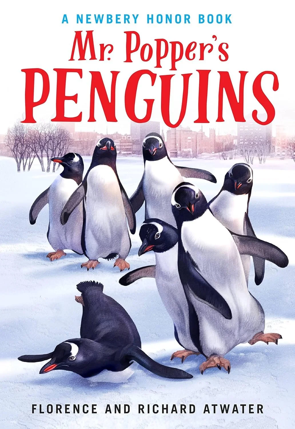 Cover of Mr. Popper’s Penguins by Richard and Florence Atwater — humorous family read-aloud