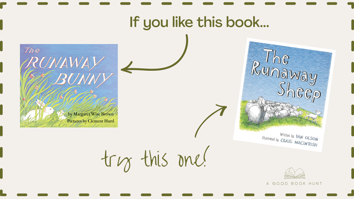 The Runaway Bunny book shown alongside The Runaway Sheep book