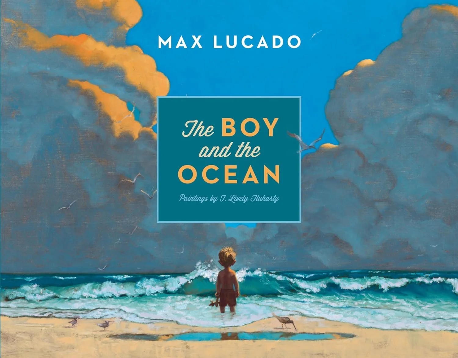 Cover image of The Boy and the Ocean as a book about God's Love