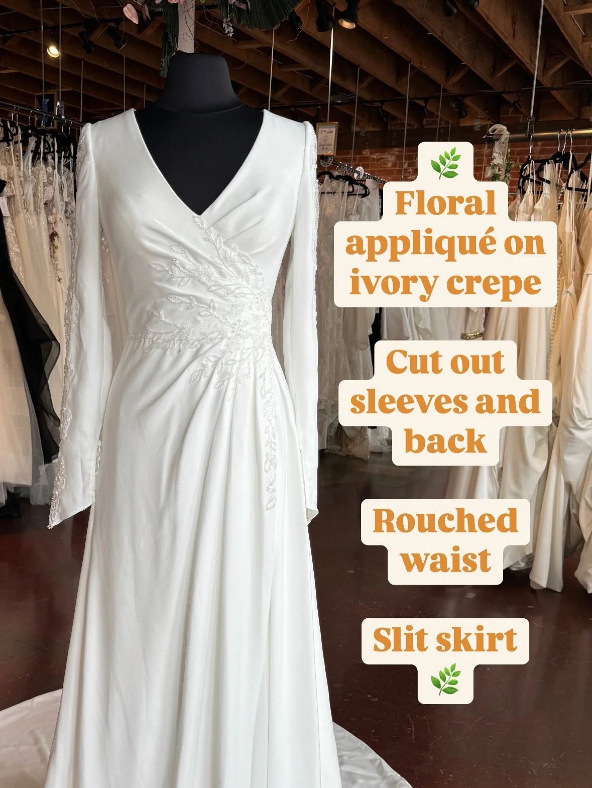 Some off the rack beauties! We have the best, most diverse collection of wedding dresses in the #bayarea Book your appointment today!