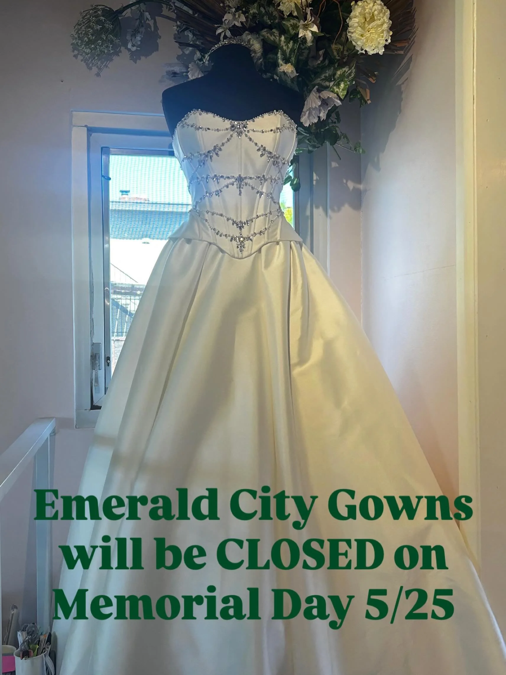 Just wanted to inform you all that we will be closed on Monday 5/25 Memorial Day. Enjoy your day off!