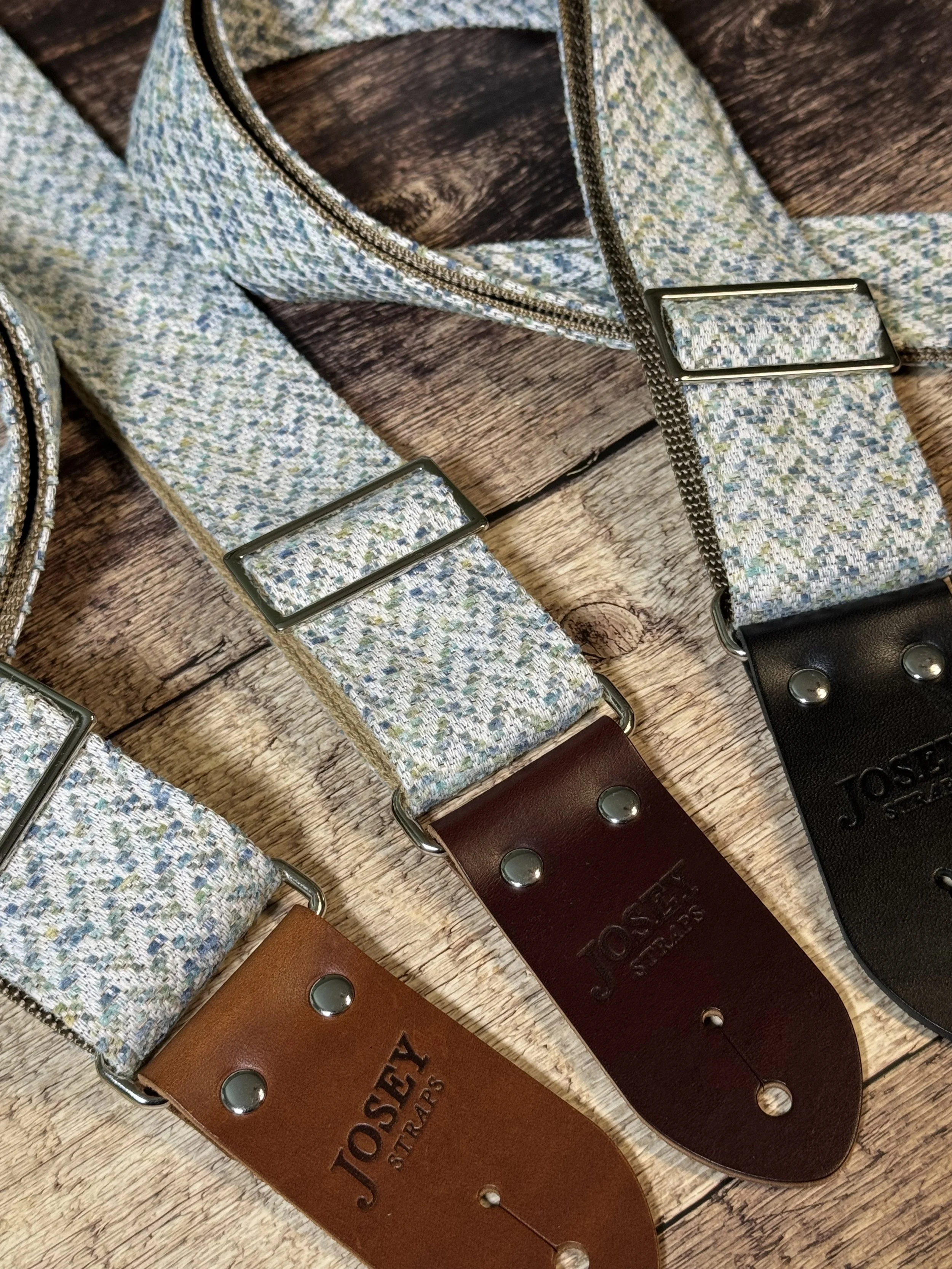 Sea Glass guitar strap by Josey Straps