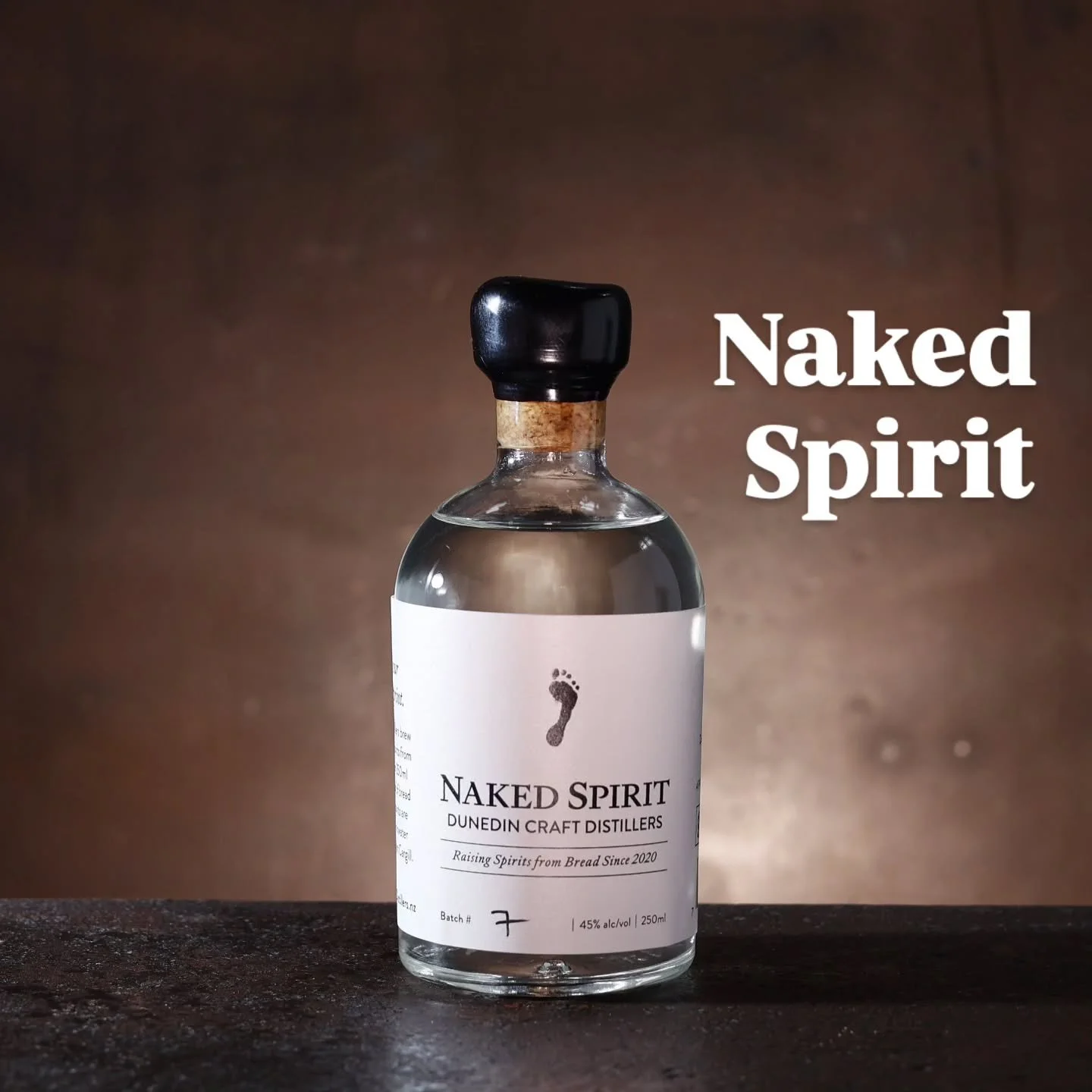 Naked Spirit is the base for all our spirits. Clear and smooth with vanilla notes and a buttery finish, it is one of a kind. Very drinkable on its own, similar to a new make or white whisky, or as a mixer for your next cocktail or fruit liqueur. Use 