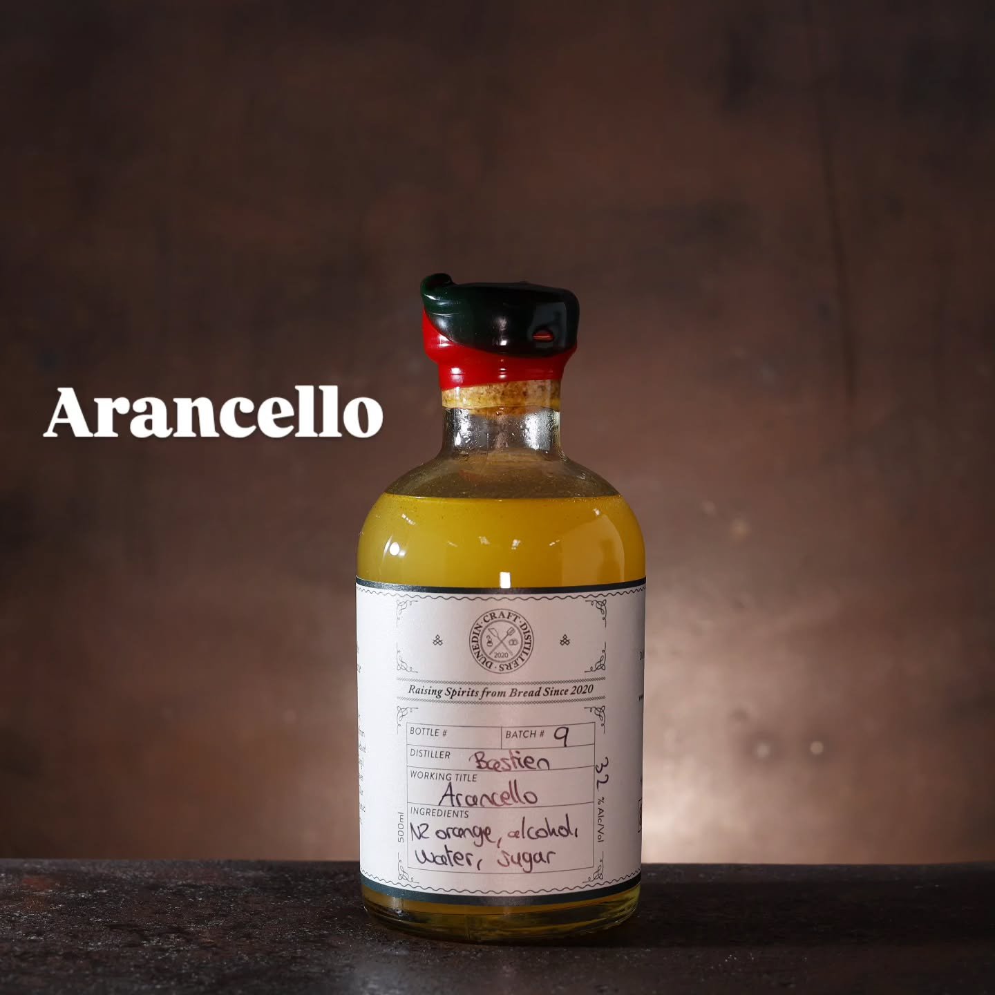 Orange variation on the classic Italian digestive, limoncello. Zesty, aromatic, and cosy, this is another delicious liqueur. 

Just like our limoncello, we use a traditional handed down through Bastien&rsquo;s family. And again, only four ingredients