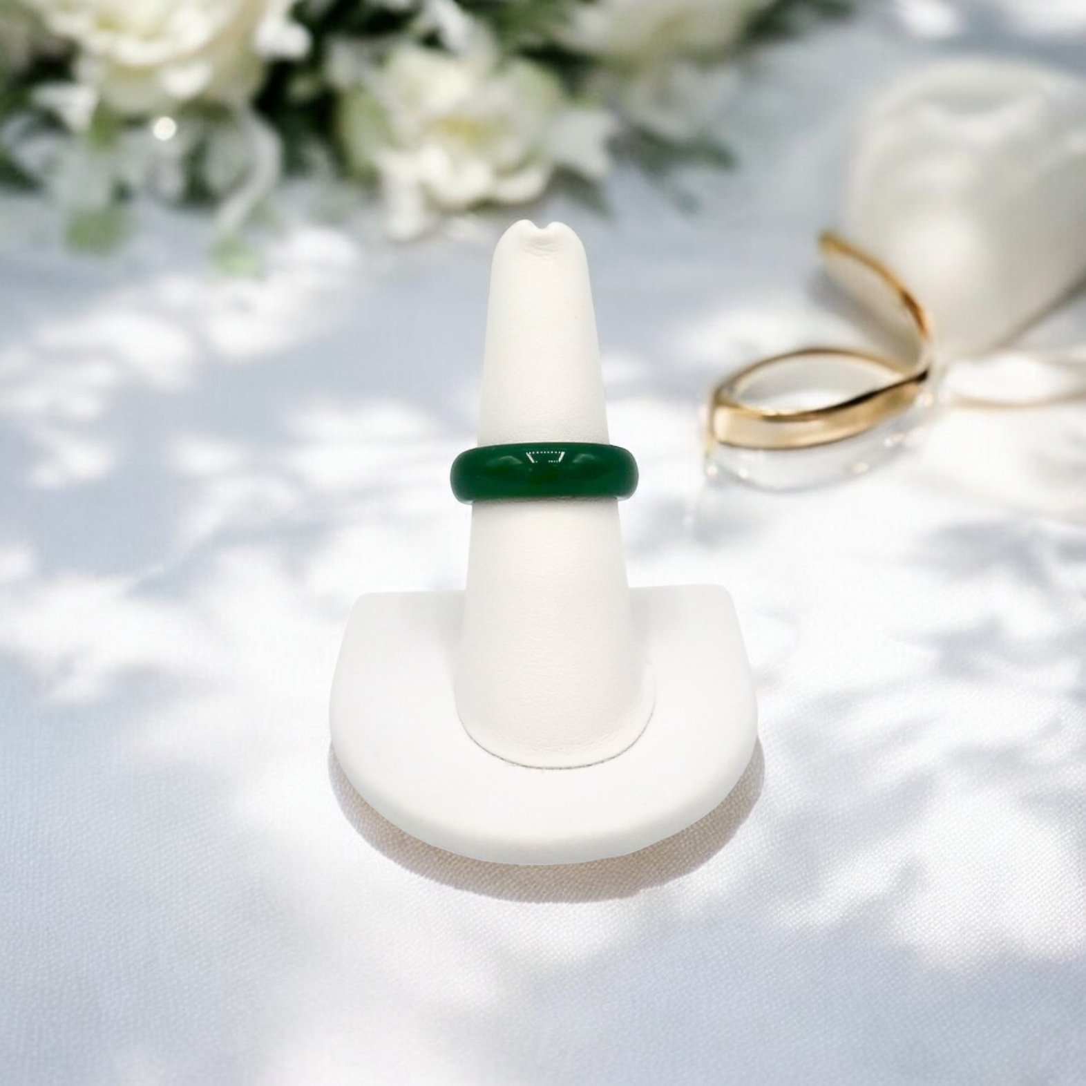IMPERIAL JADE WEDDING BAND